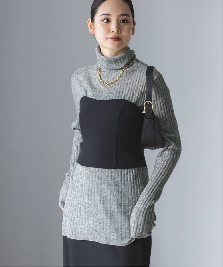 シルクカシミヤ ソフトワイドリブニット（ニット／セーター）｜NOBLE  