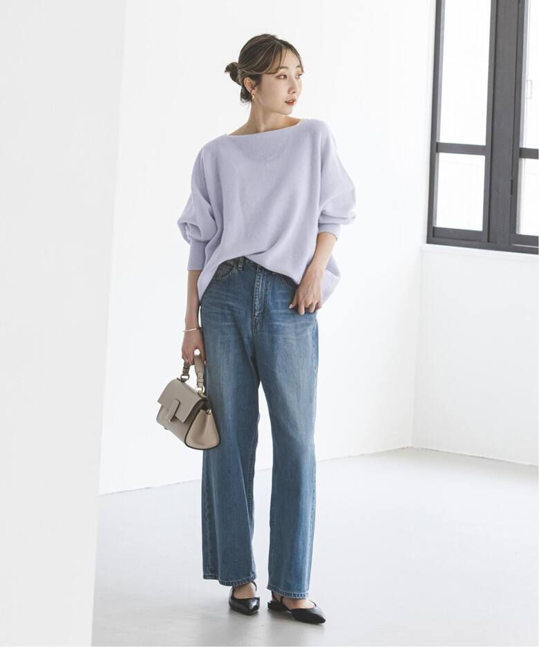 追加》ファインウールドルマンプルオーバー（ニット／セーター  