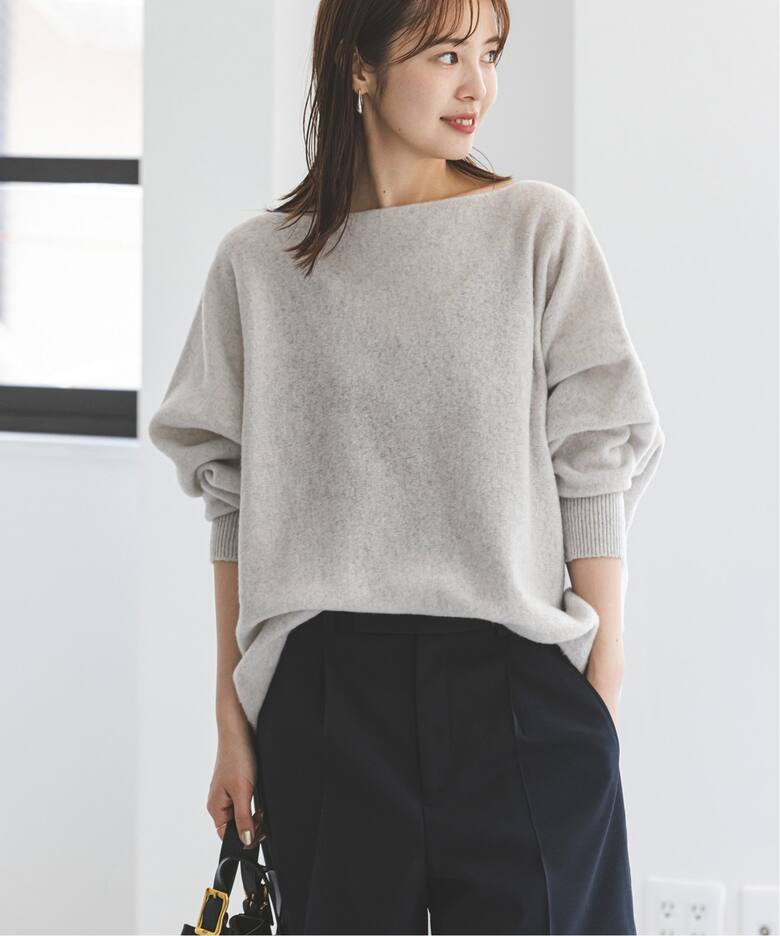 追加》ファインウールドルマンプルオーバー（ニット／セーター  