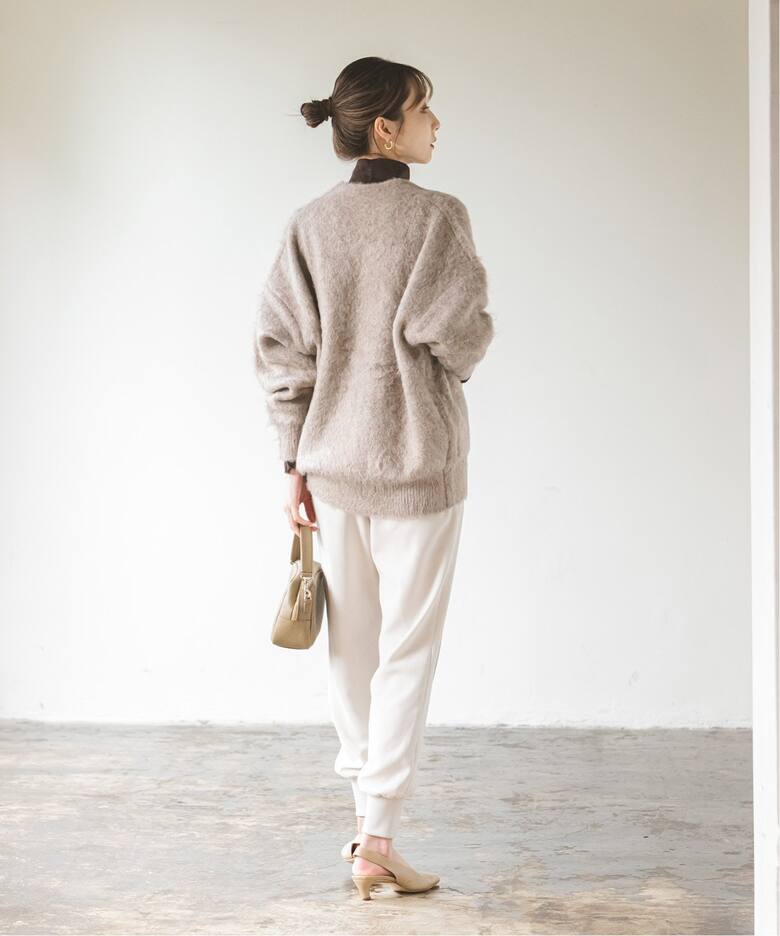 シャギーオーバーサイズカーディガン（カーディガン）｜NOBLE  