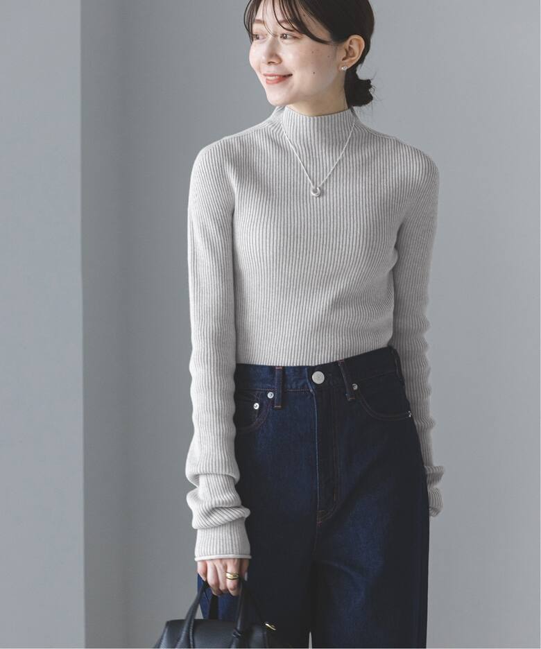 追加》【THE NEW HOUSE】COTTON CASHMERE LONG SLEEV（ニット 