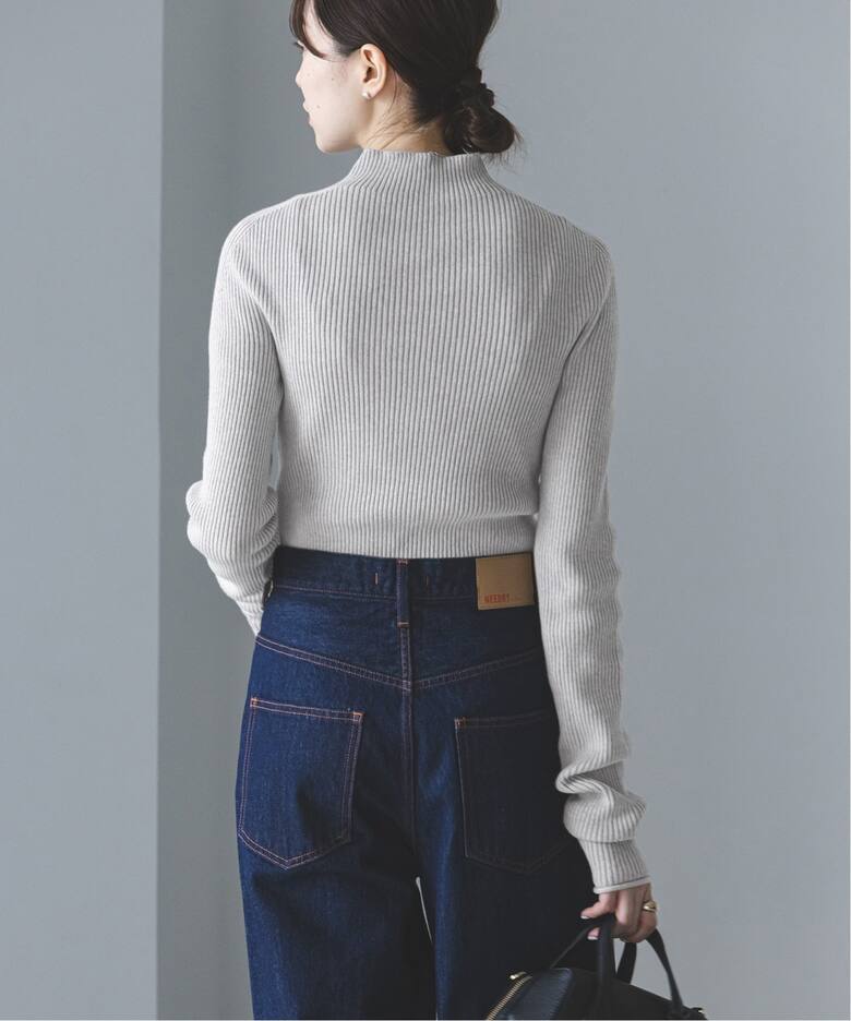 追加》【THE NEW HOUSE】COTTON CASHMERE LONG SLEEV（ニット 