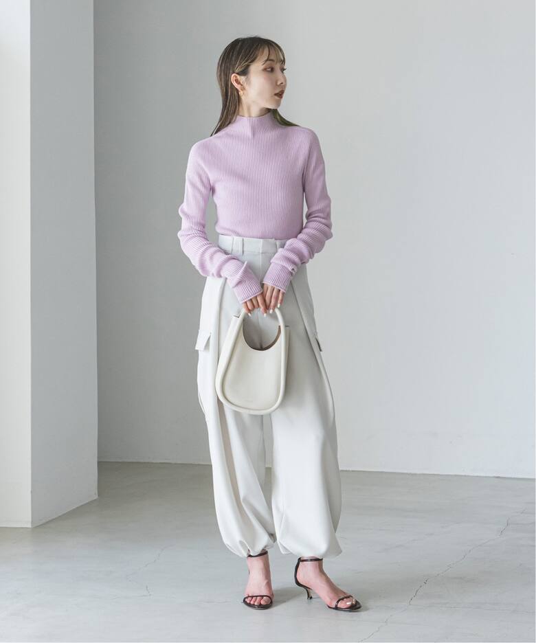 追加》【THE NEW HOUSE】COTTON CASHMERE LONG SLEEV（ニット 