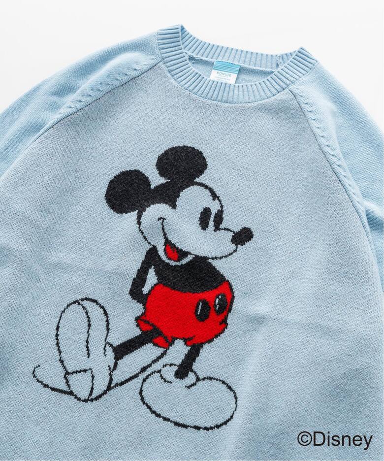 MICKEY MOUSE / カシミヤブレンド クルーネックニット（ニット 