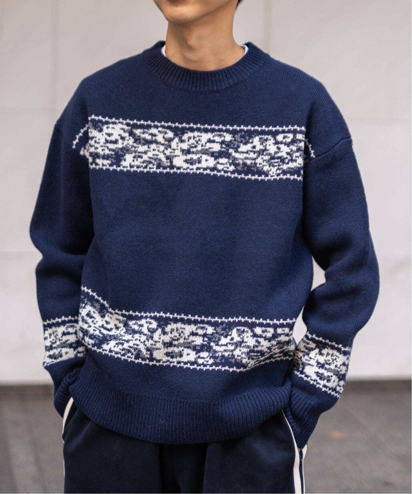 NOMA t.d. / ノーマ ティーディー】for BOUCLE 別注ノルデイックニット 