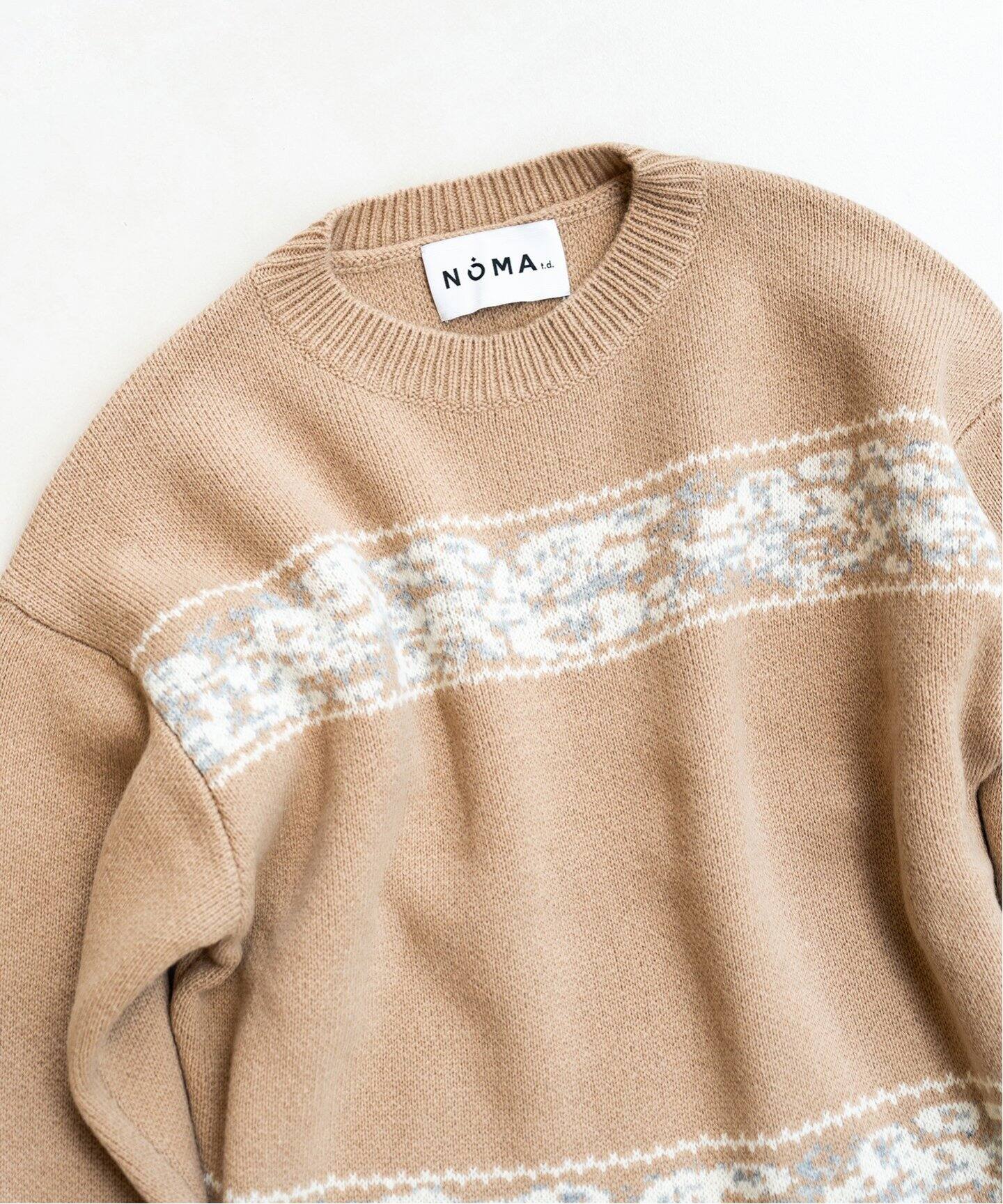 NOMA t.d. / ノーマ ティーディー】for BOUCLE 別注ノルデイックニット 