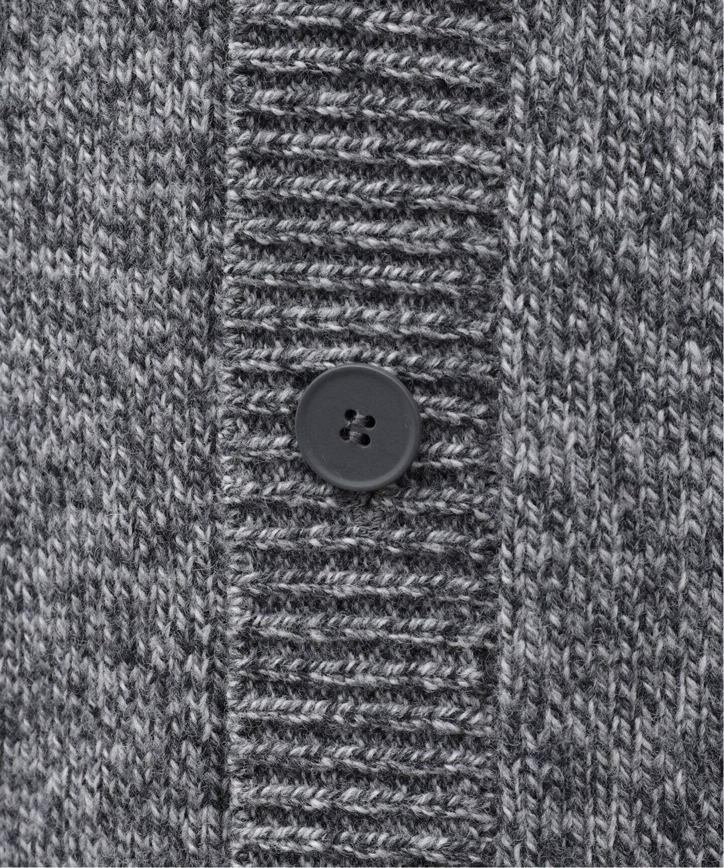 ATON / エイトン】WOOL MOULINE OVERSIZED CARDIGAN（カーディガン 