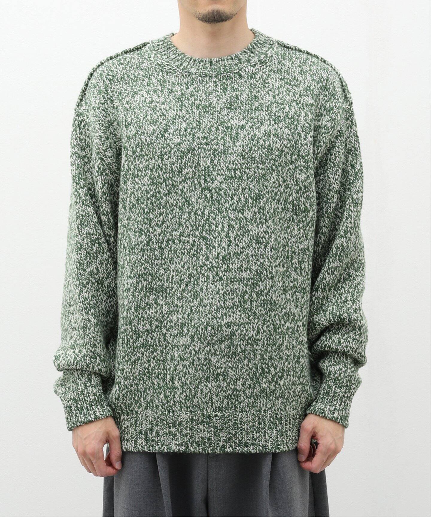 AURALEE / オーラリー】SILK WOOL CAMEL MIX KNIT P/O（ニット  