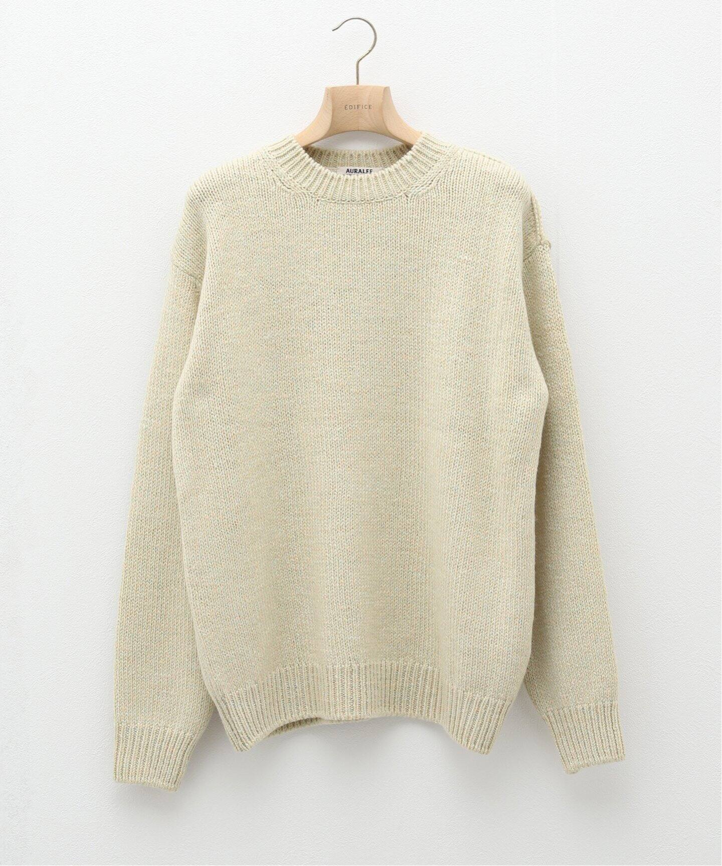 AURALEE / オーラリー】SILK WOOL CAMEL MIX KNIT P/O（ニット 