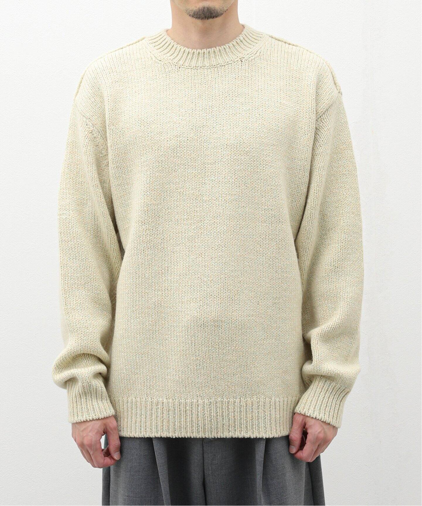 AURALEE / オーラリー】SILK WOOL CAMEL MIX KNIT P/O（ニット  