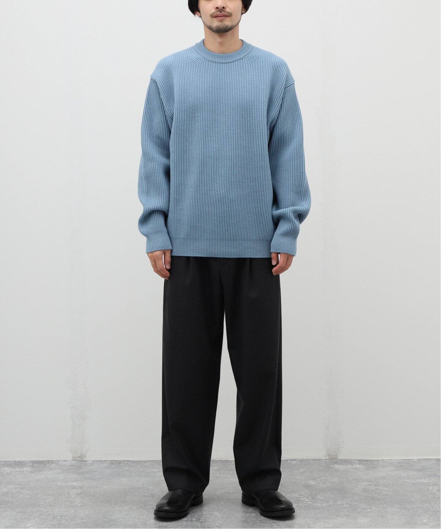 AURALEE / オーラリー】FRENCH MERINO RIB KNIT P/O（ニット／セーター  