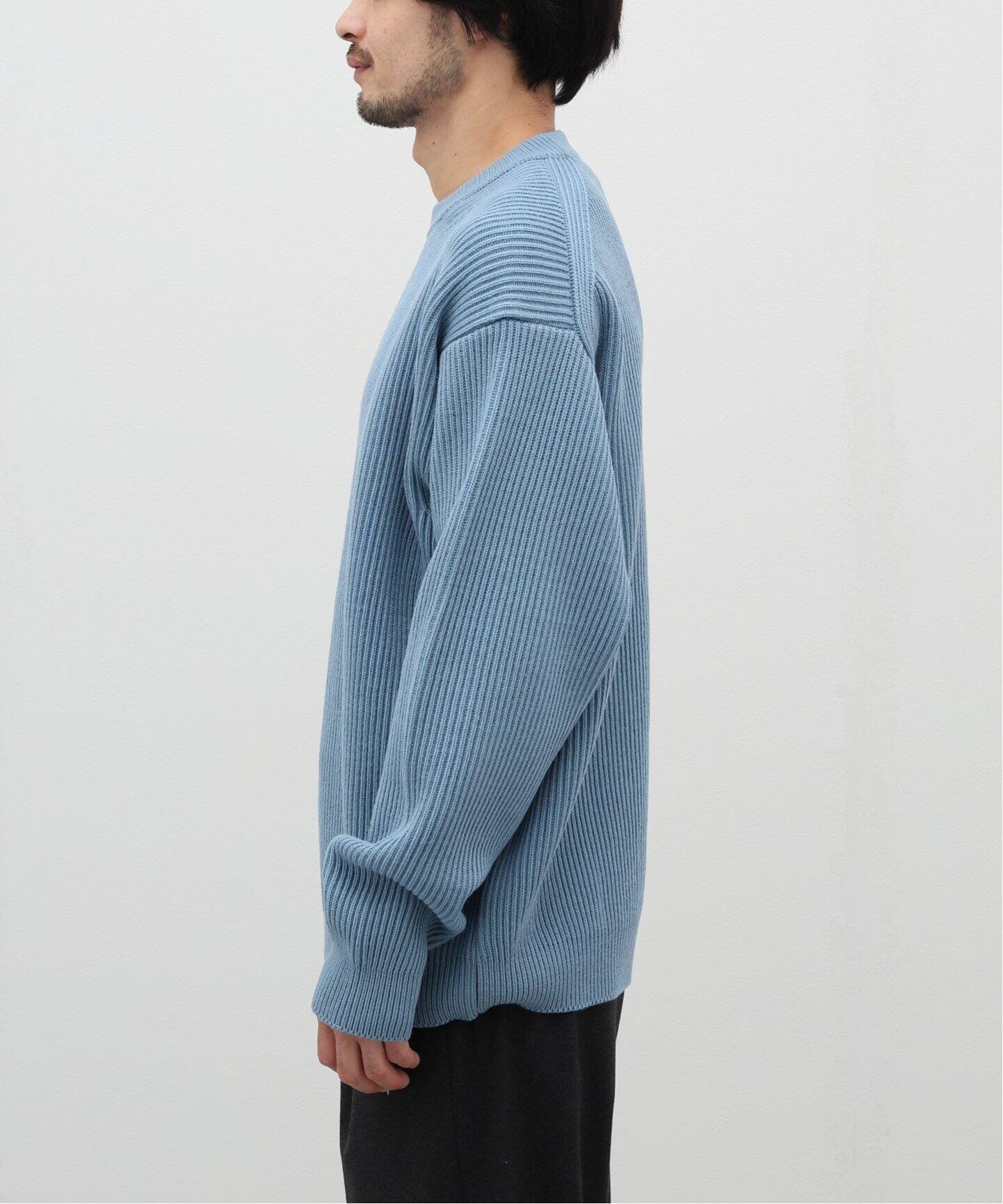 AURALEE / オーラリー】FRENCH MERINO RIB KNIT P/O（ニット／セーター 