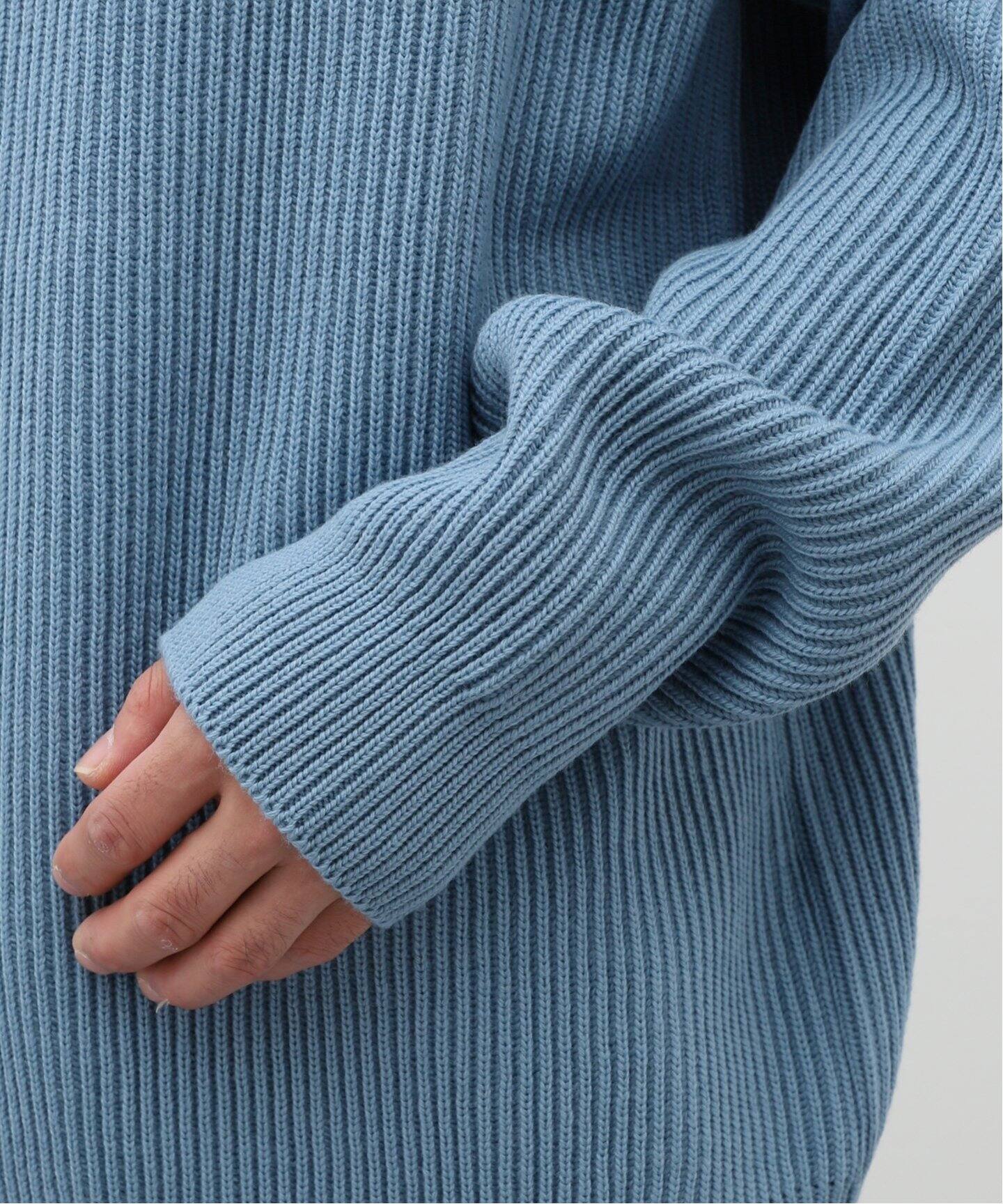 AURALEE / オーラリー】FRENCH MERINO RIB KNIT P/O（ニット／セーター  