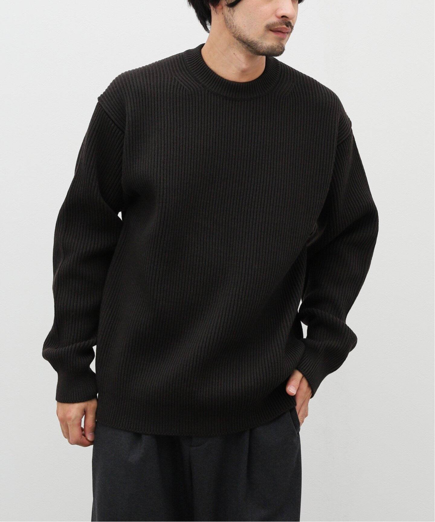AURALEE / オーラリー】FRENCH MERINO RIB KNIT P/O（ニット／セーター 