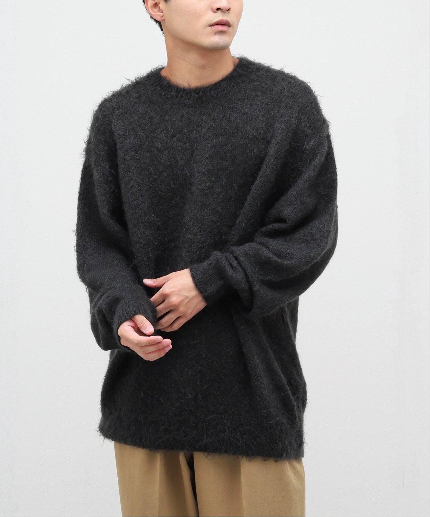 AURALEE / オーラリー】BRUSHED SUPER KID MOHAIR KNIT P/O（ニット  