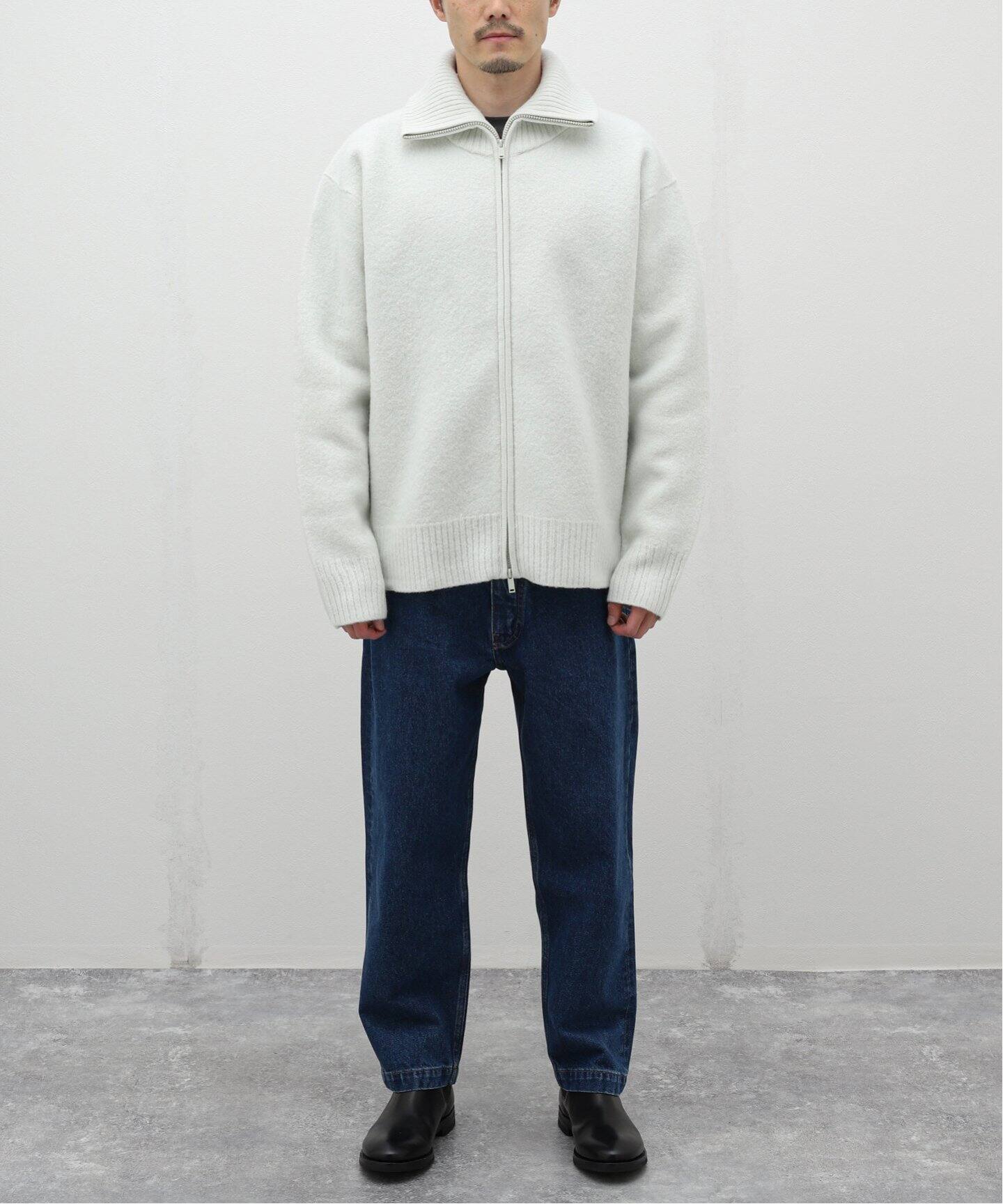 STUDIO NICHOLSON / スタジオ ニコルソン】IWAKI WOOL ZIP JUMPER 