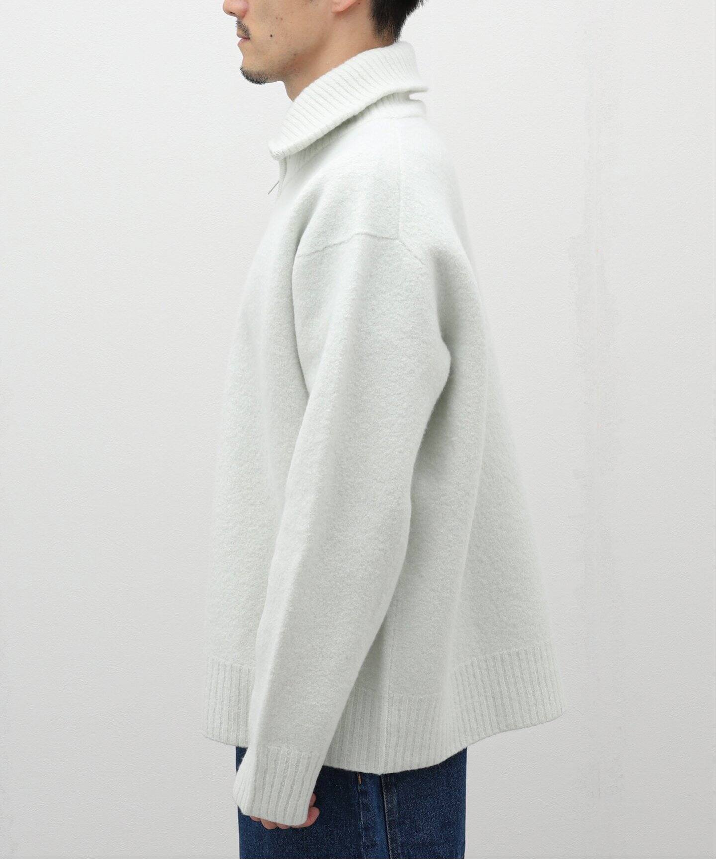 STUDIO NICHOLSON / スタジオ ニコルソン】IWAKI WOOL ZIP JUMPER 