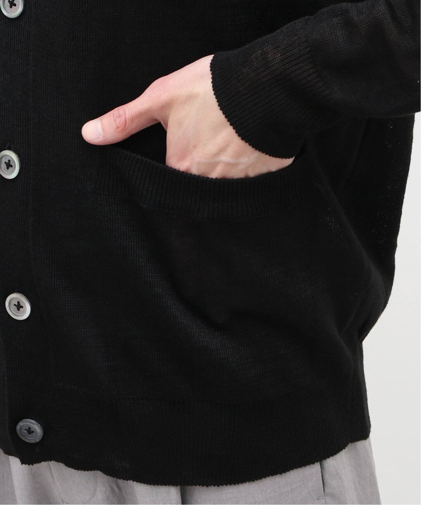 MARGARET HOWELL / マーガレット ハウエル】LINEN V CARDIGAN（ニット  