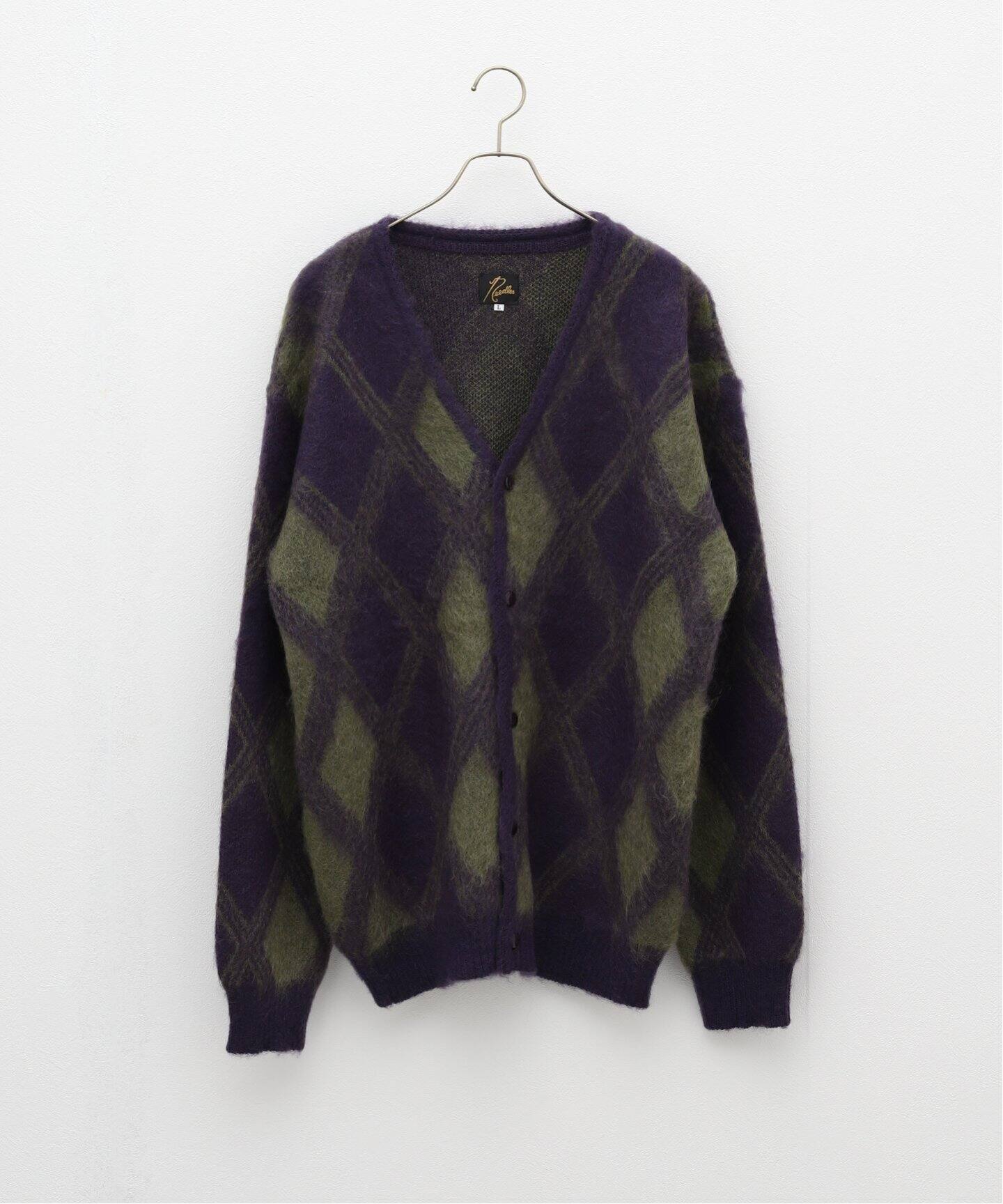 NEEDLES / ニードルズ】 Mohair Cardigan-Argyle（カーディガン）｜417 
