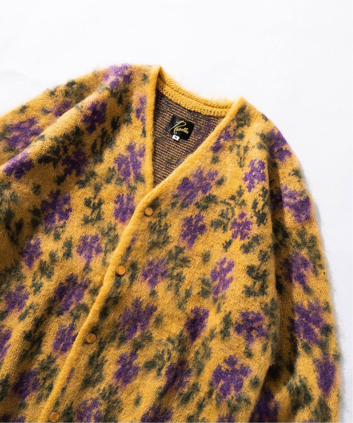 NEEDLES / ニードルズ】 Mohair Cardigan-Flower（カーディガン）｜417  