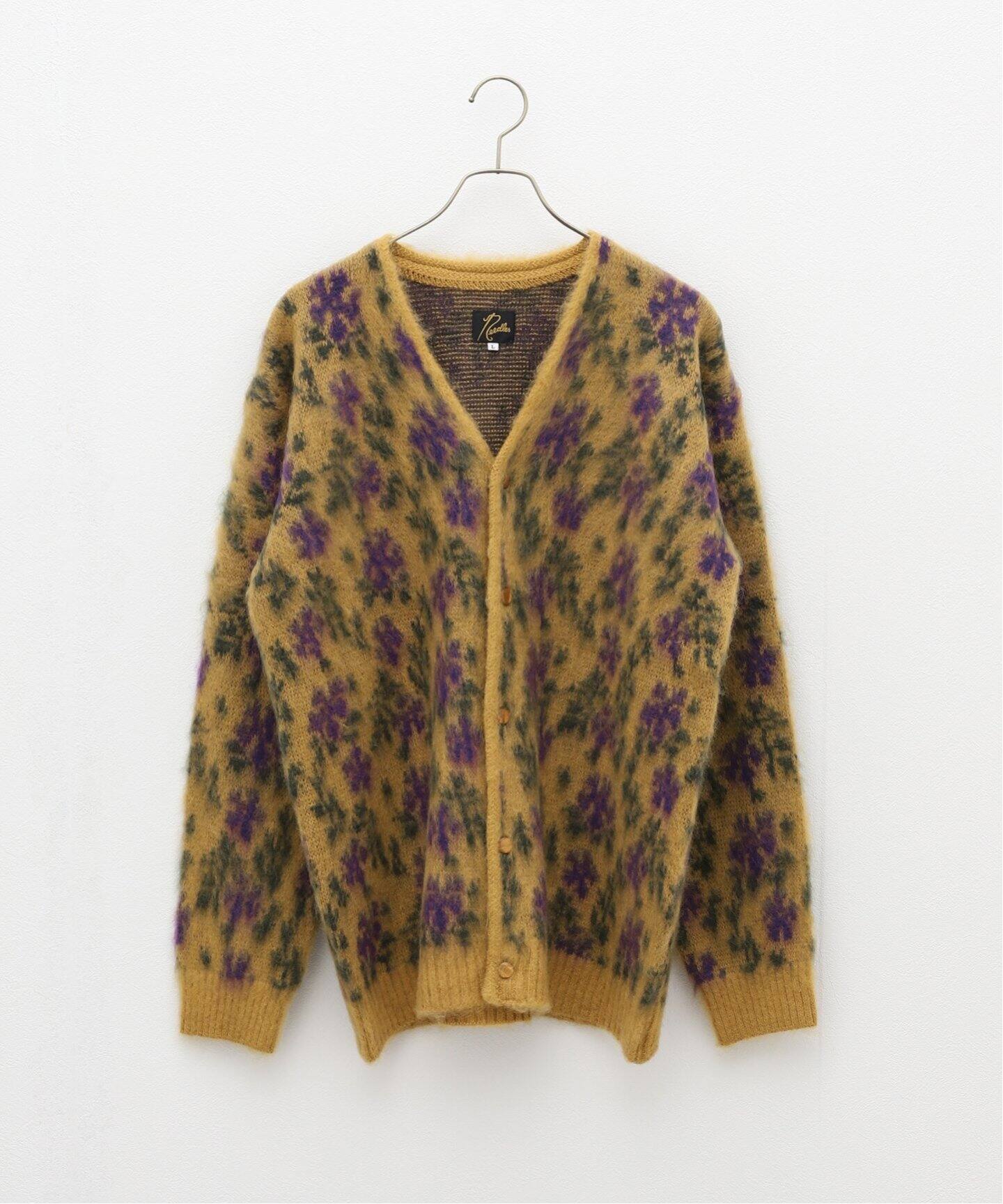 NEEDLES / ニードルズ】 Mohair Cardigan-Flower（カーディガン）｜417  