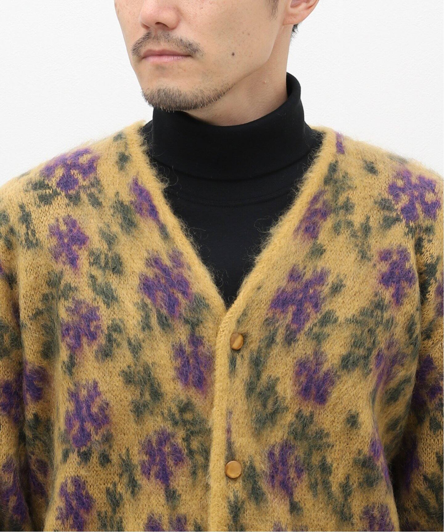 NEEDLES / ニードルズ】 Mohair Cardigan-Flower（カーディガン）｜417  