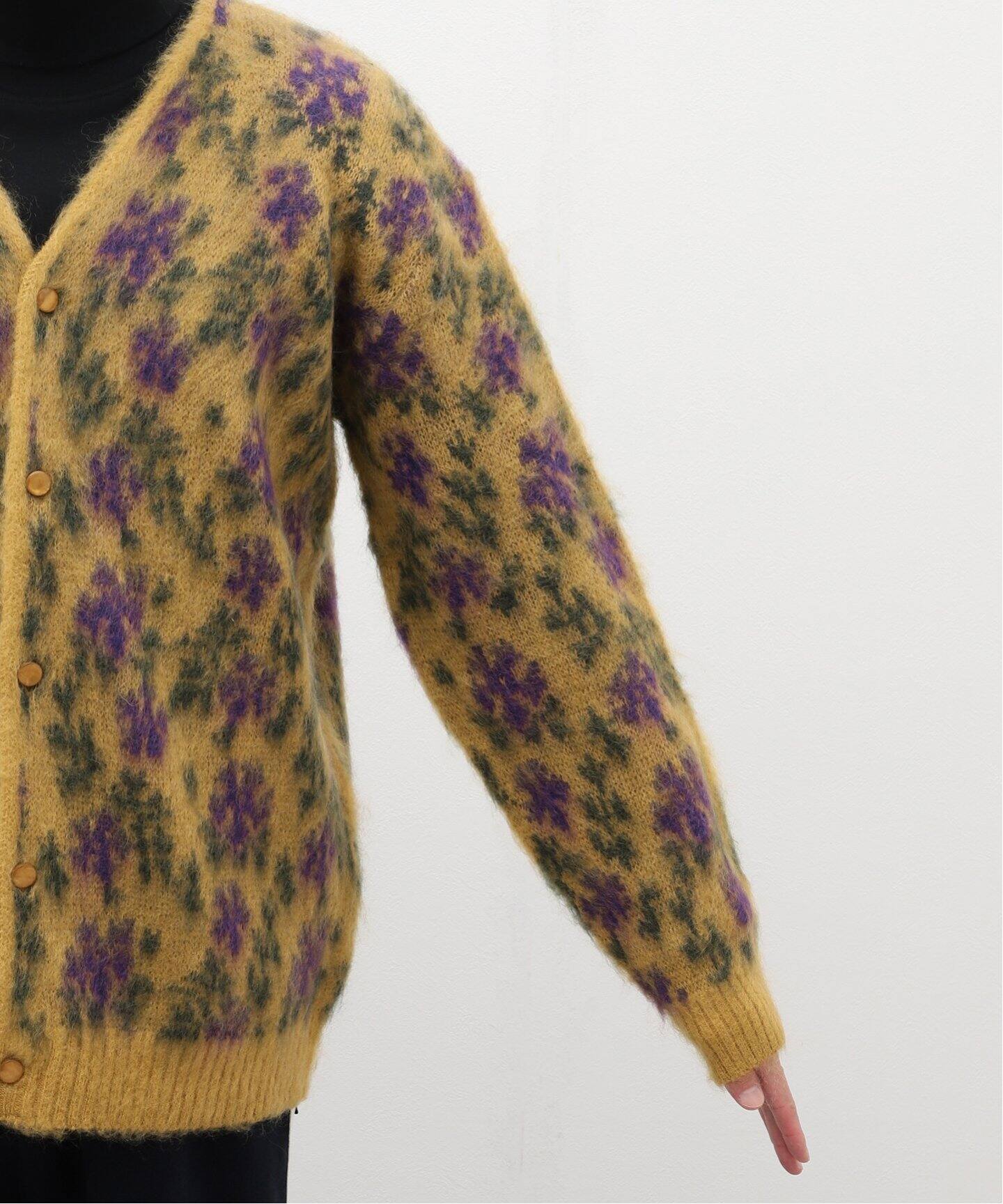 NEEDLES / ニードルズ】 Mohair Cardigan-Flower（カーディガン）｜417  