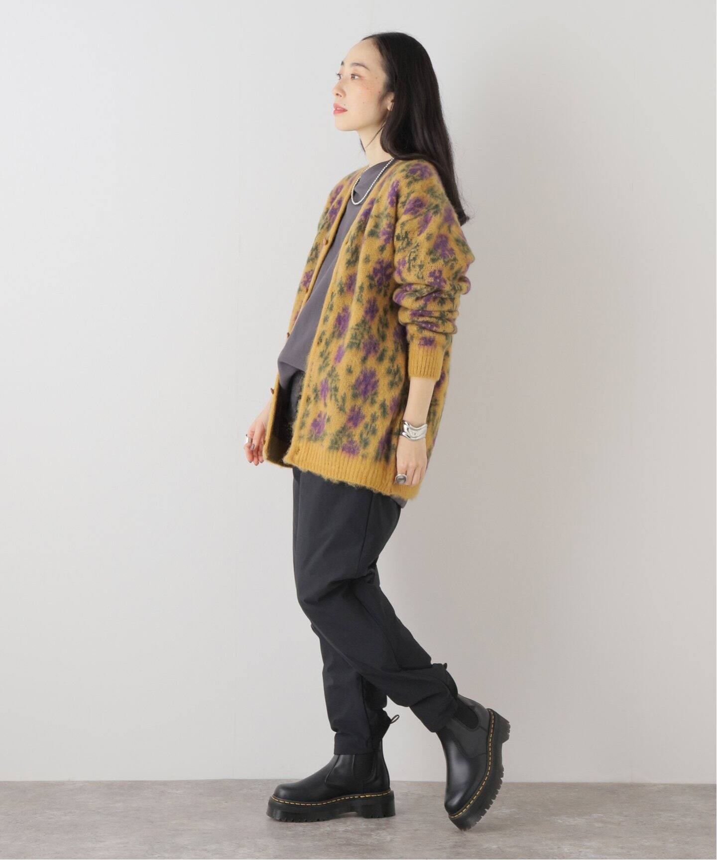 NEEDLES / ニードルズ】 Mohair Cardigan-Flower（カーディガン）｜417  