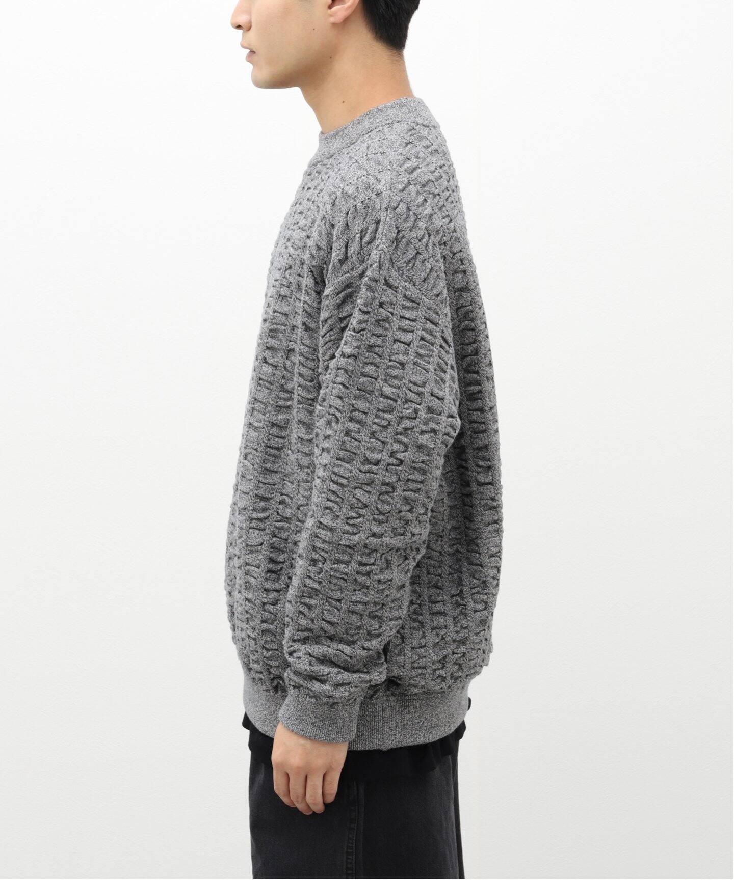 CREPUSCULE / クレプスキュール】 Wave Knit（ニット／セーター）｜417 