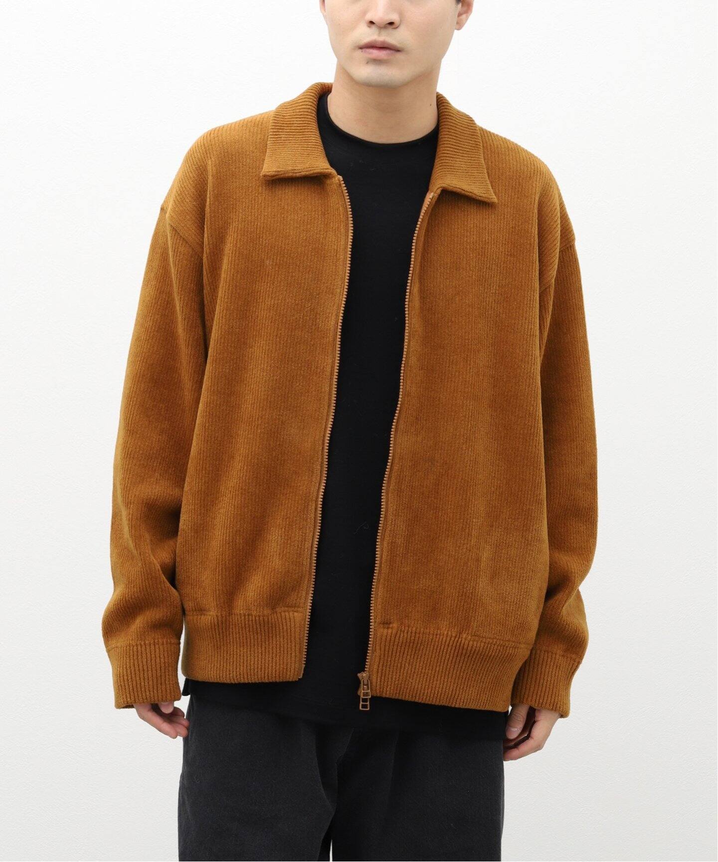 CREPUSCULE / クレプスキュール】Corduroy Zip Blouson（カーディガン 