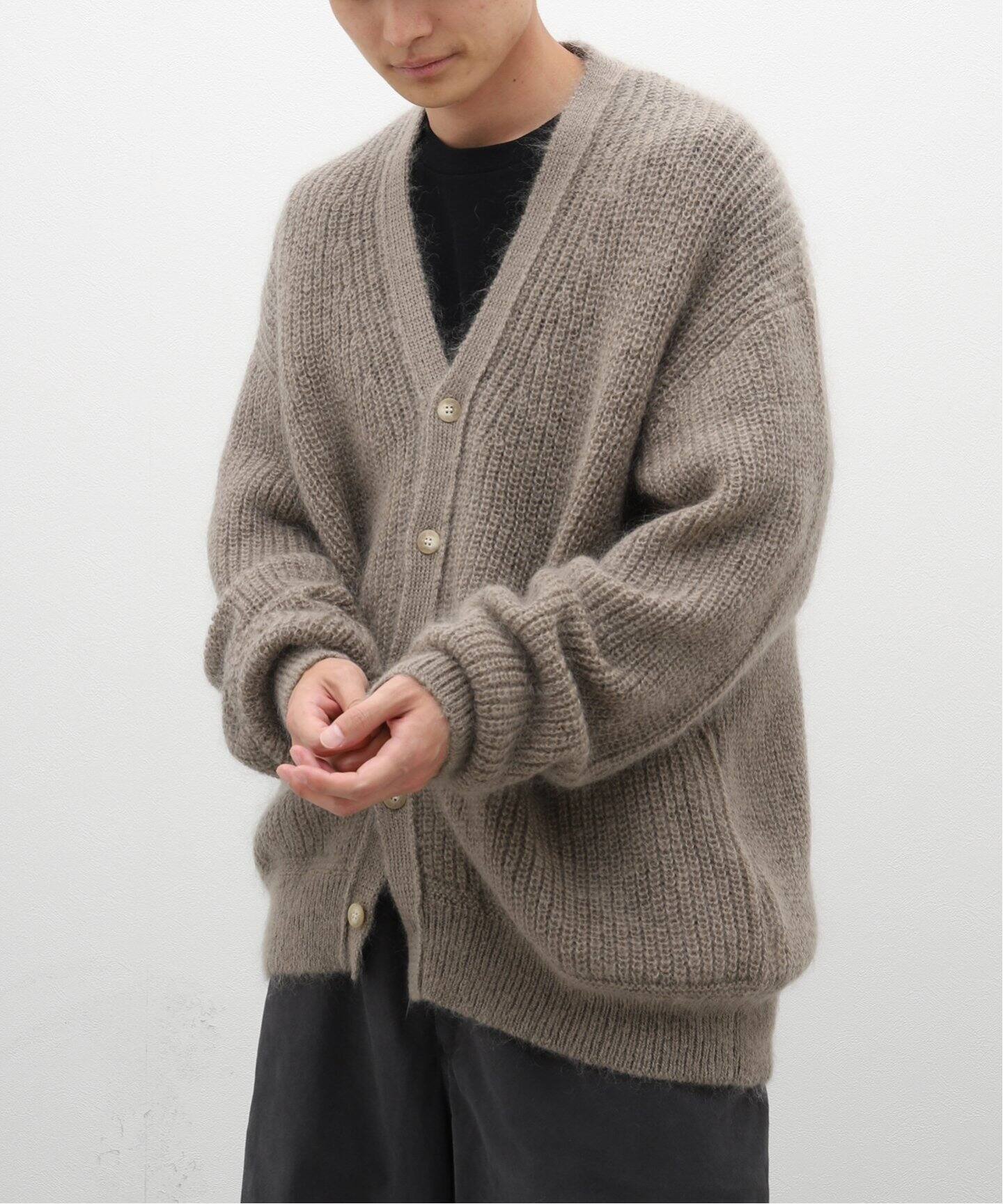 INNAT / インアット】 KID MOHAIR CARDIGAN（カーディガン）｜417  