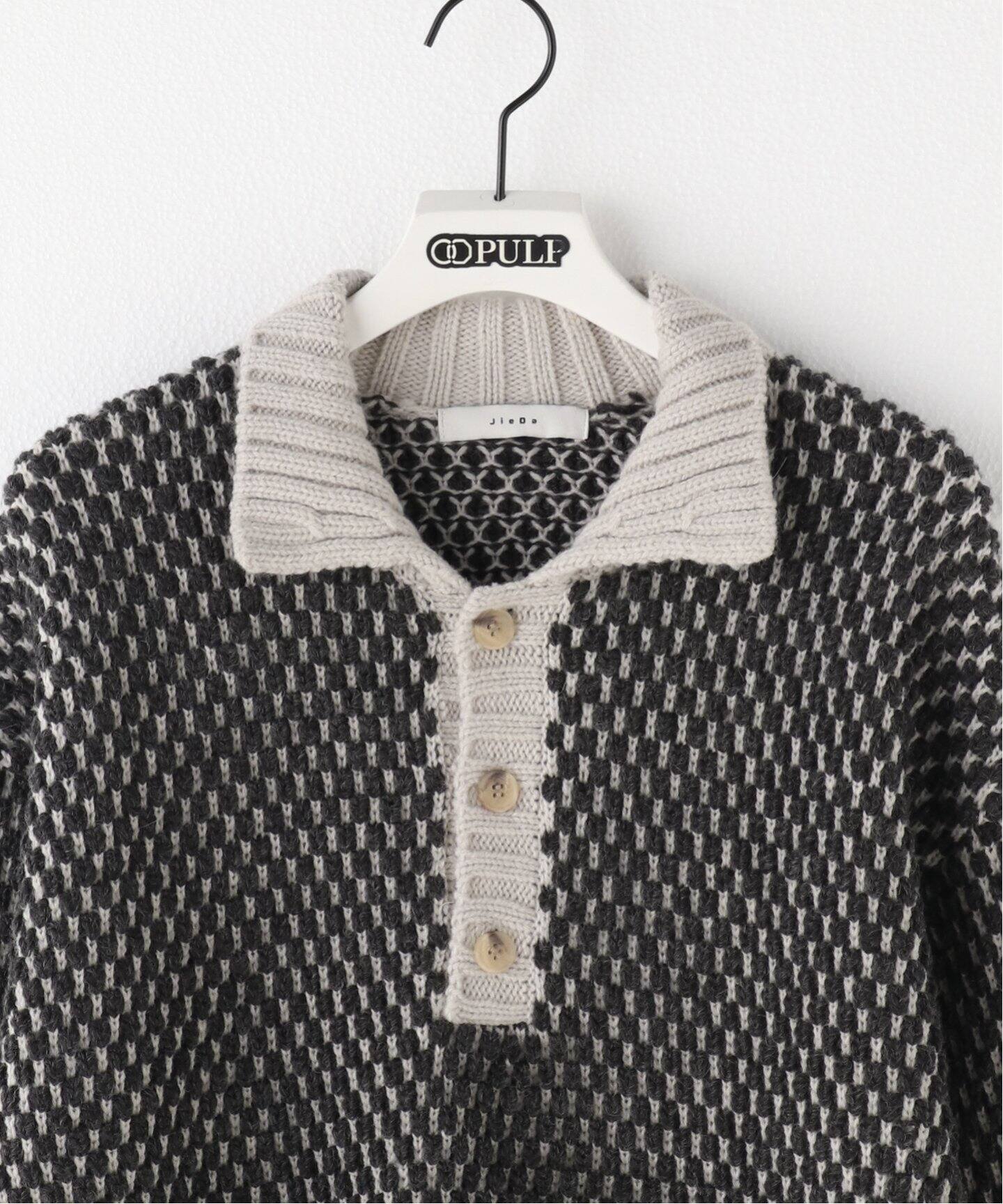 JIEDA / ジエダ】POPCORN SKIPPER KNIT（ニット／セーター）｜PULP 