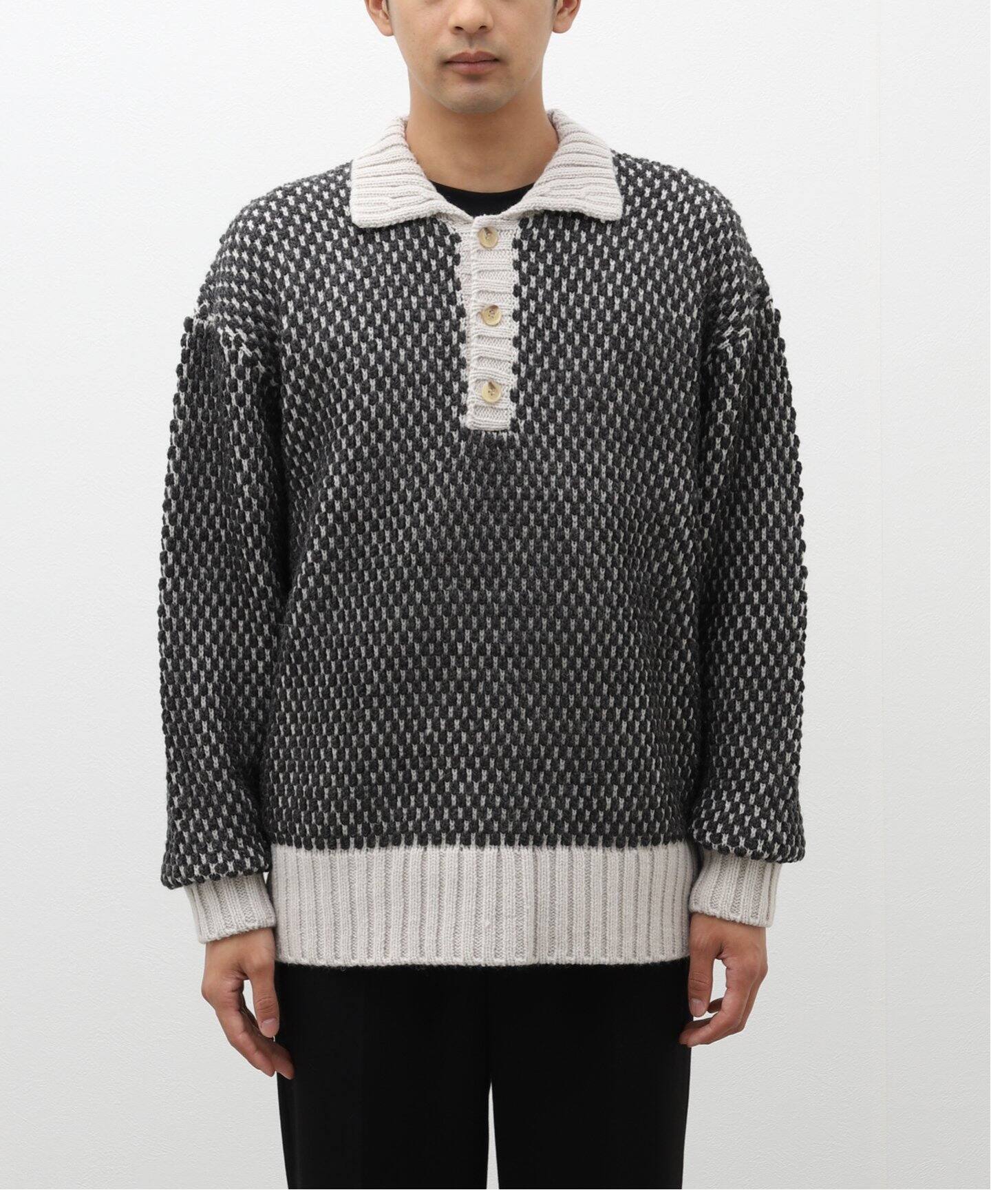 JIEDA / ジエダ】POPCORN SKIPPER KNIT（ニット／セーター）｜PULP 
