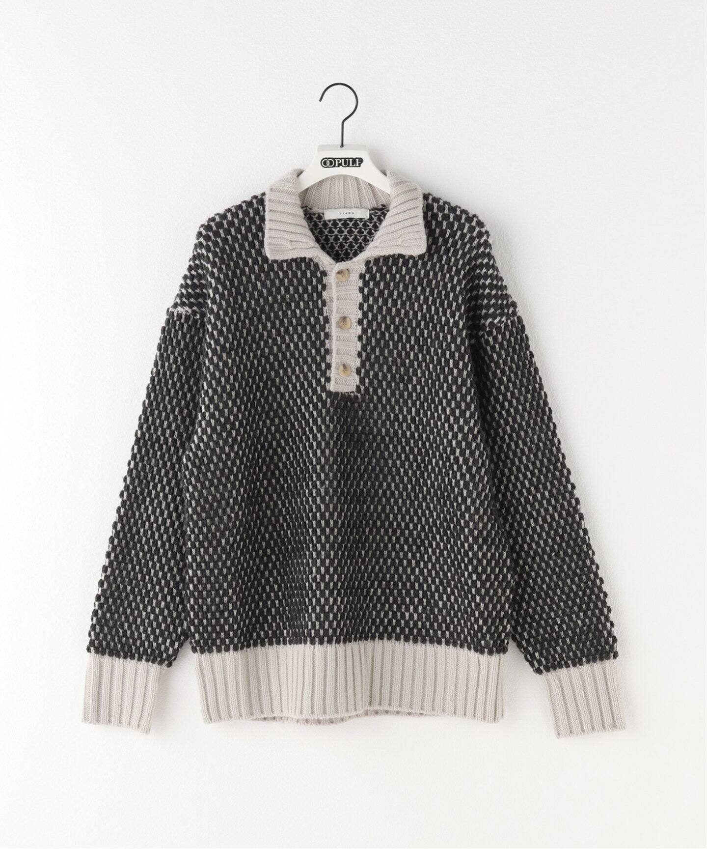 JIEDA / ジエダ】POPCORN SKIPPER KNIT（ニット／セーター）｜PULP 