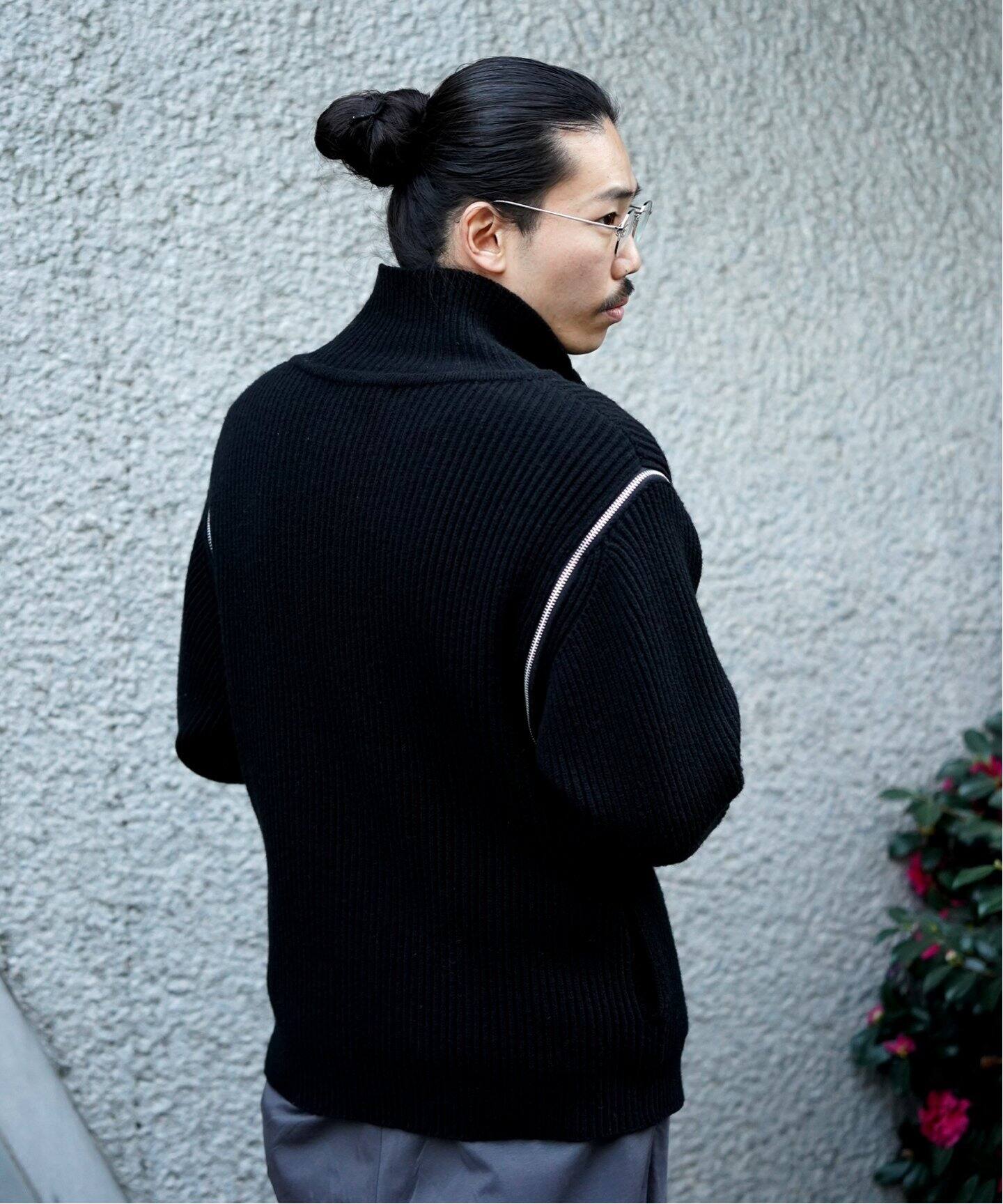 JIEDA / ジエダ】2WAY ZIP UP KNIT（ニット／セーター）｜PULP（パルプ 
