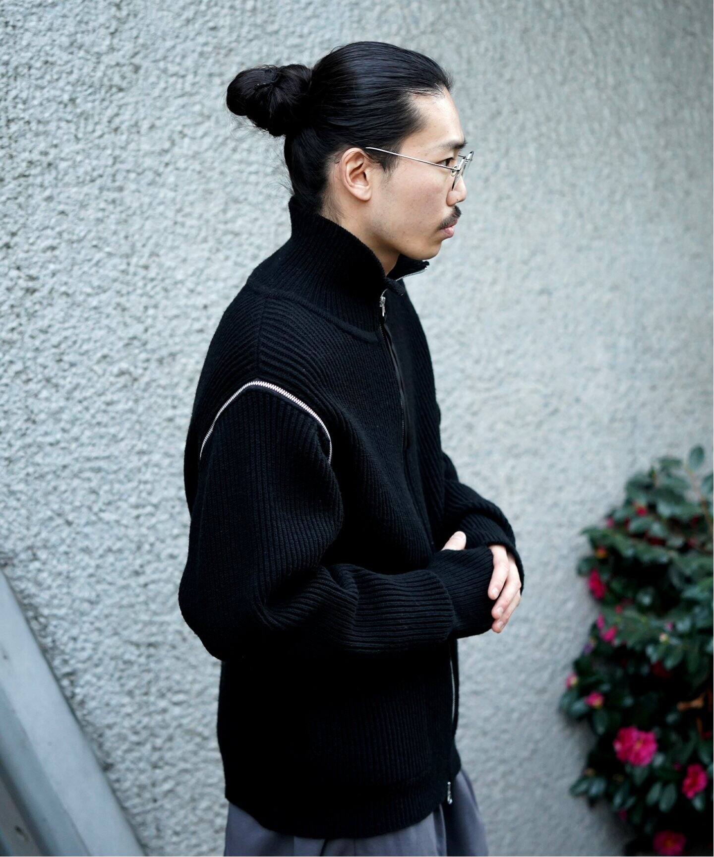 JIEDA / ジエダ】2WAY ZIP UP KNIT（ニット／セーター）｜PULP（パルプ 