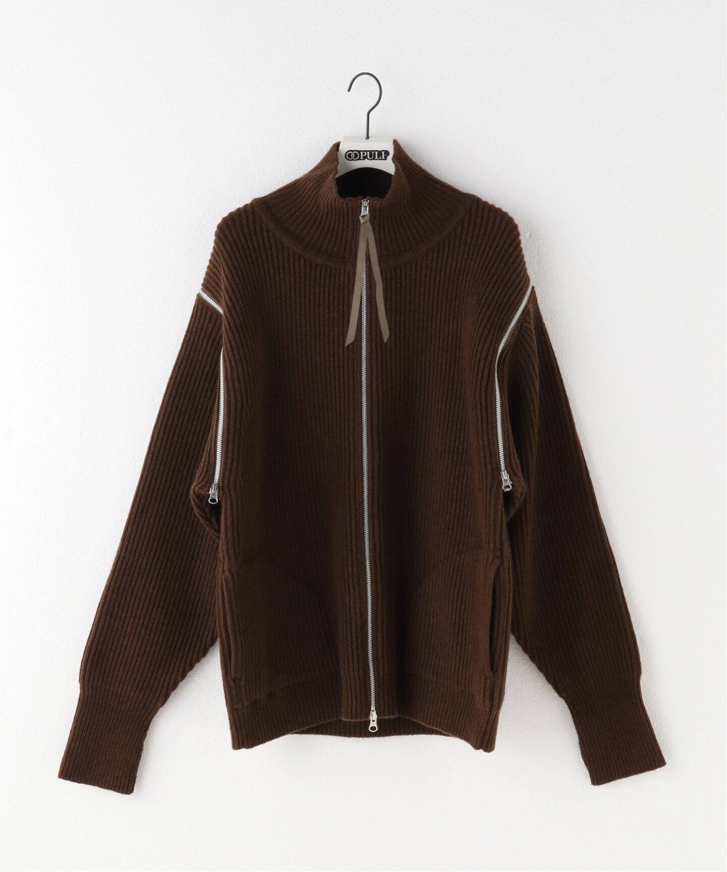 JIEDA / ジエダ】2WAY ZIP UP KNIT（ニット／セーター）｜PULP（パルプ 