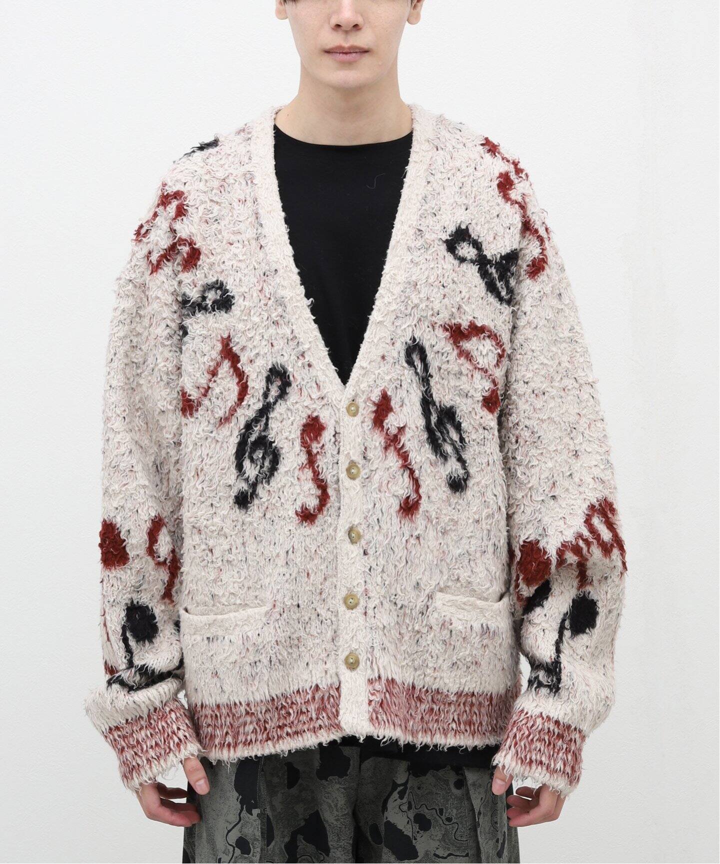 FAF (FAKE AS FLOWERS) / フェイク アス フラワーズ】NOTES CARDIGAN  