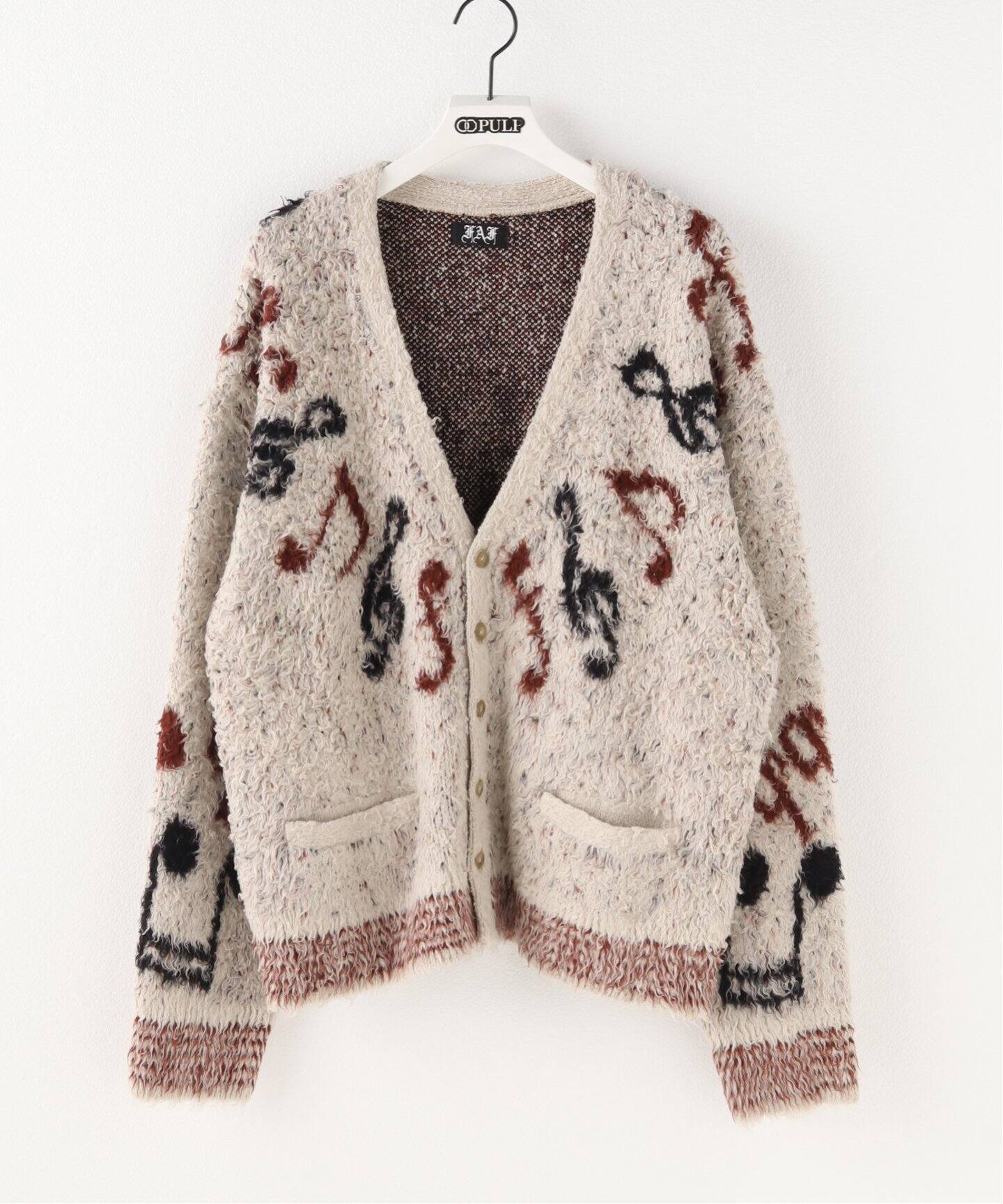 FAF (FAKE AS FLOWERS) / フェイク アス フラワーズ】NOTES CARDIGAN  