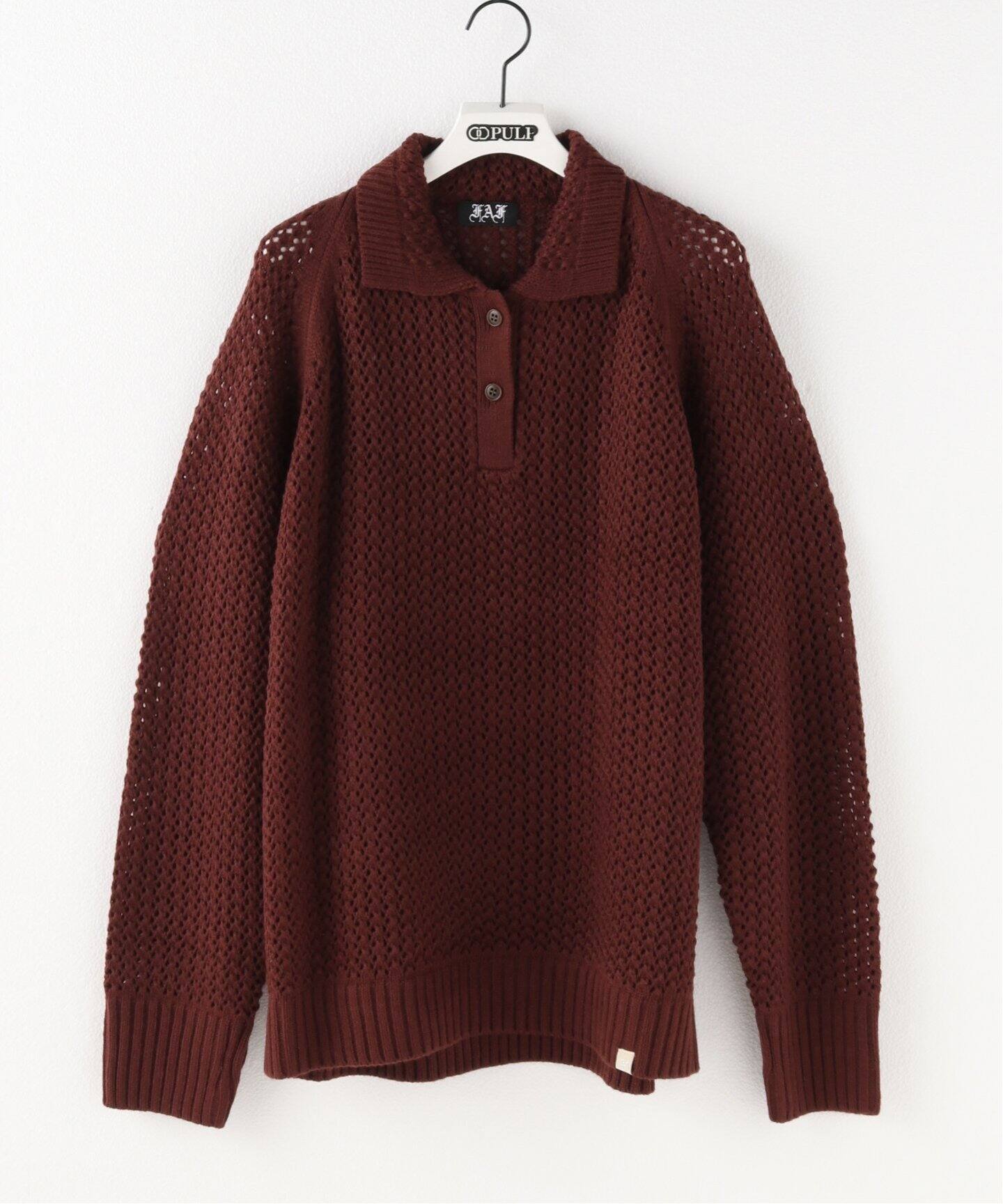FAF (FAKE AS FLOWERS) / フェイク アス フラワーズ】OPENWORK KNIT 