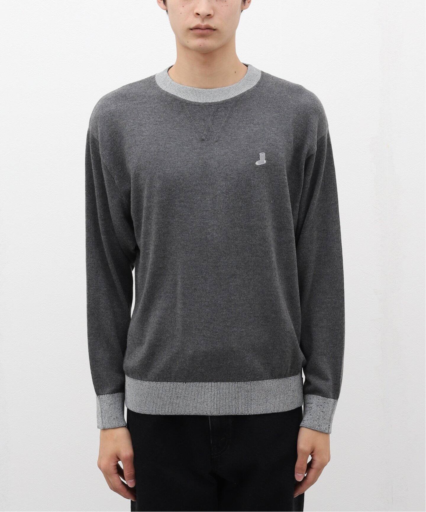 Whimsy / ウィムジー】REFLECTIVE RINGER SWEATER（ニット／セーター 