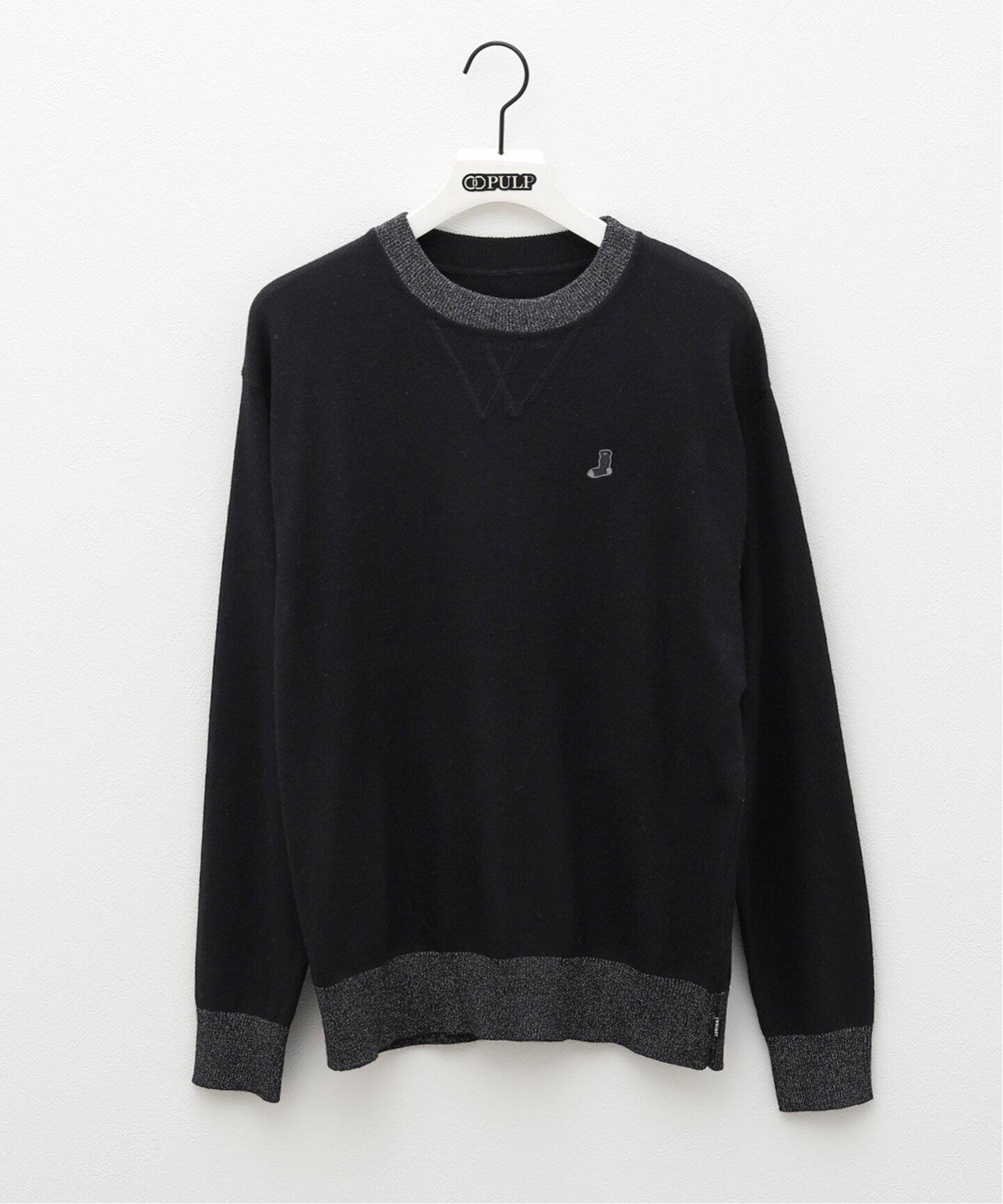 Whimsy / ウィムジー】REFLECTIVE RINGER SWEATER（ニット／セーター 