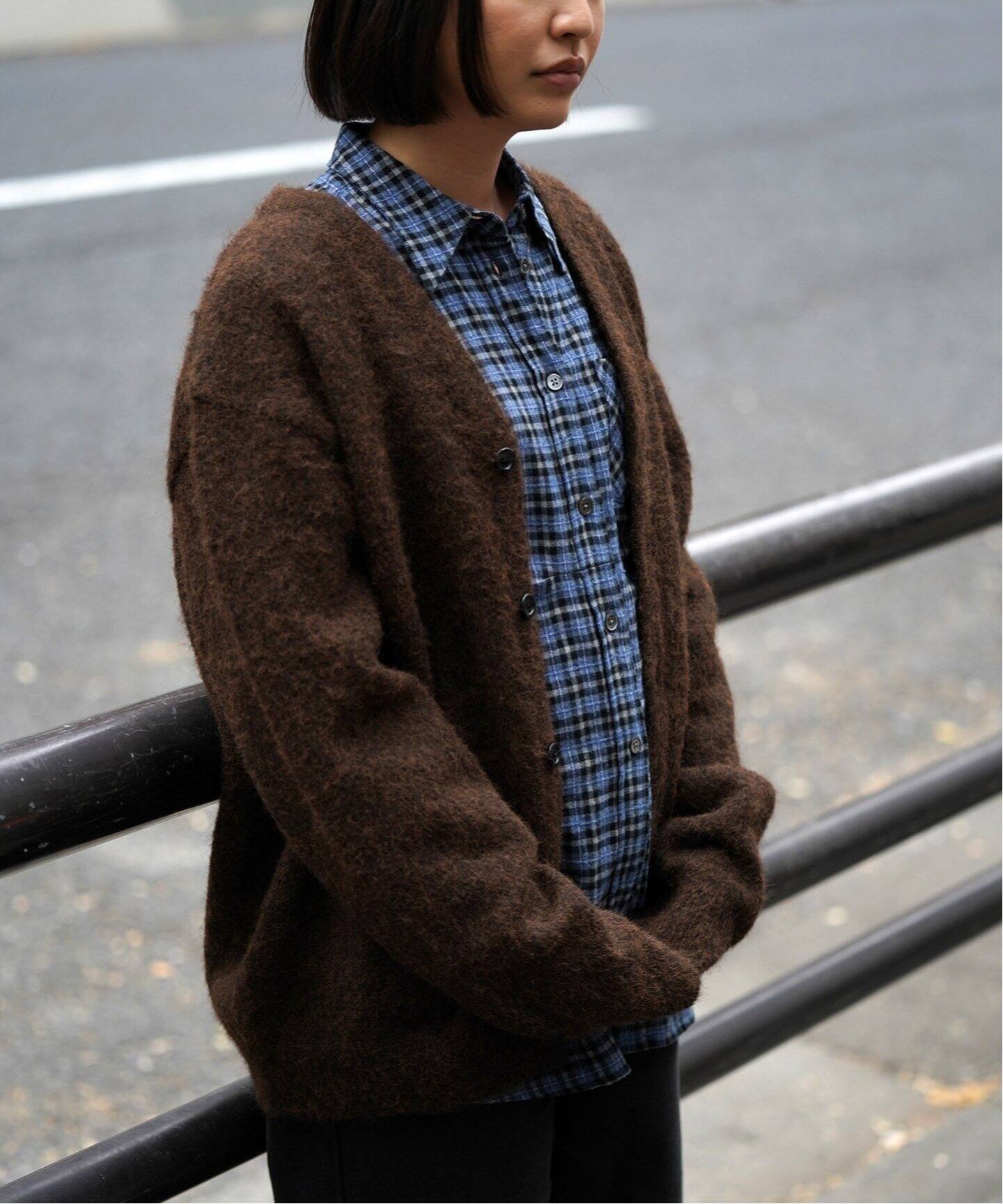 thisisneverthat / ディスイズネバーザット】Hairy Knit Cardigan  
