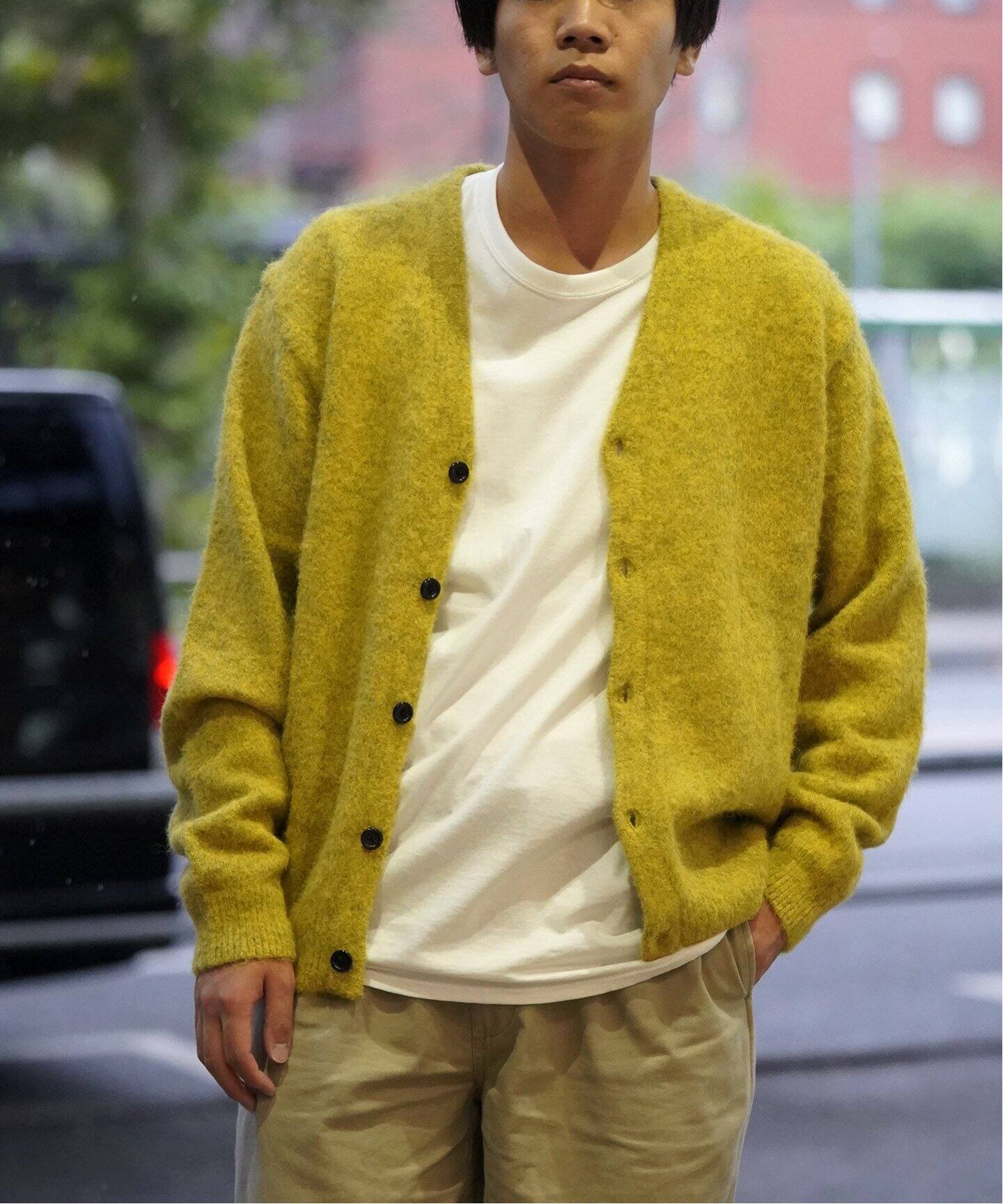 thisisneverthat / ディスイズネバーザット】Hairy Knit Cardigan  