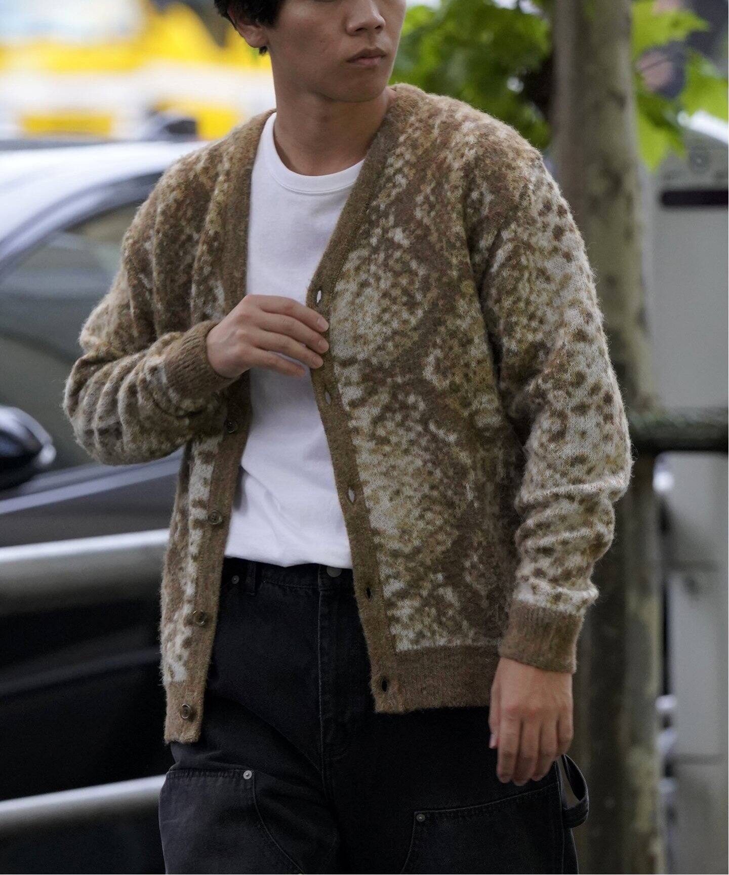 thisisneverthat / ディスイズネバーザット】Phyton Jacquard Knit Car 