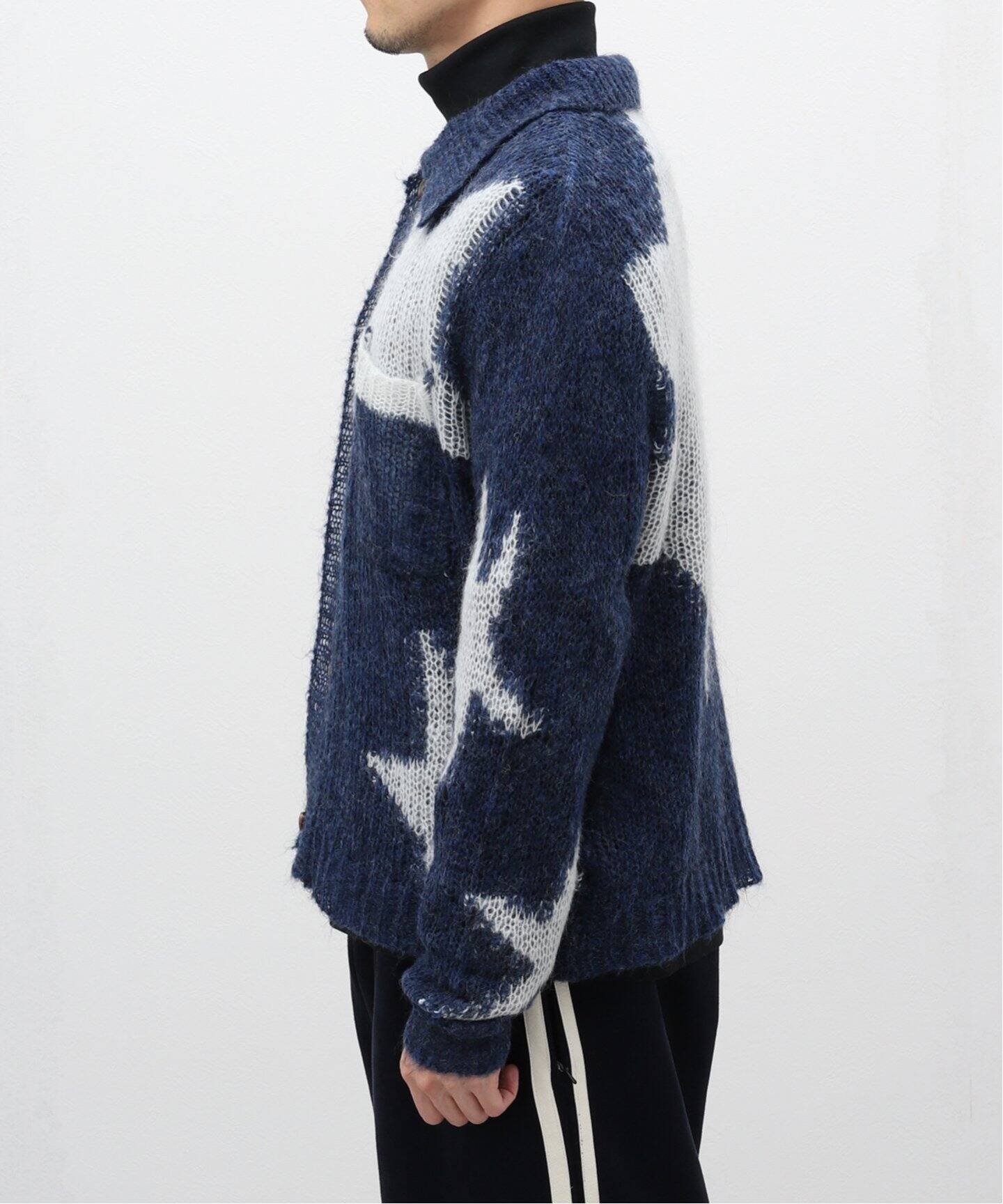 Plateau Studio / プラトースタジオ】MOHAIR STA SHIRT（カーディガン 