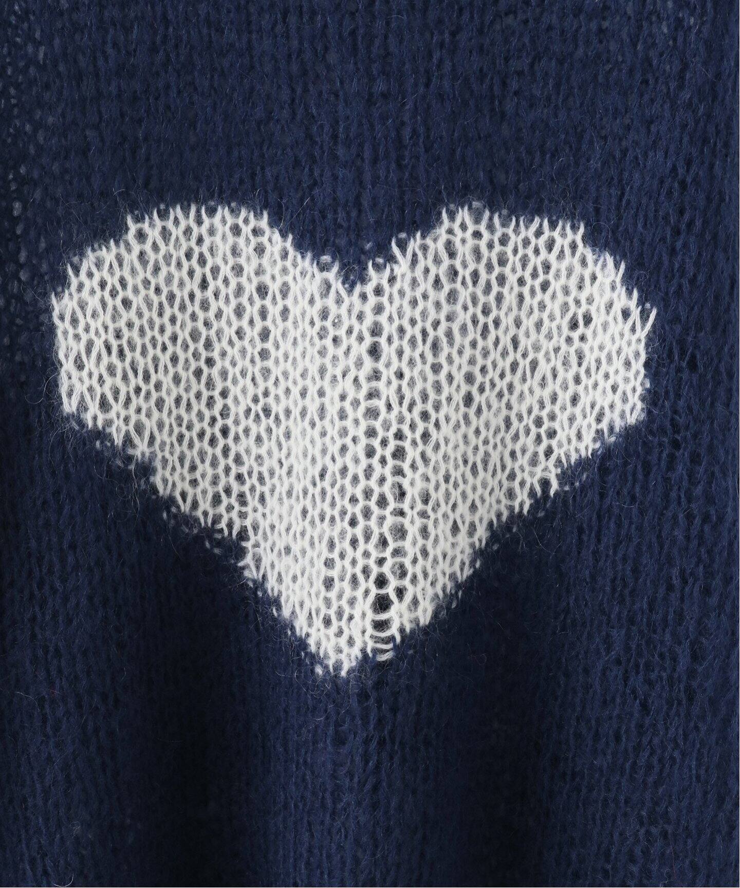 DAIRIKU / ダイリク】Heart Mohair Knit Pullover（ニット／セーター 