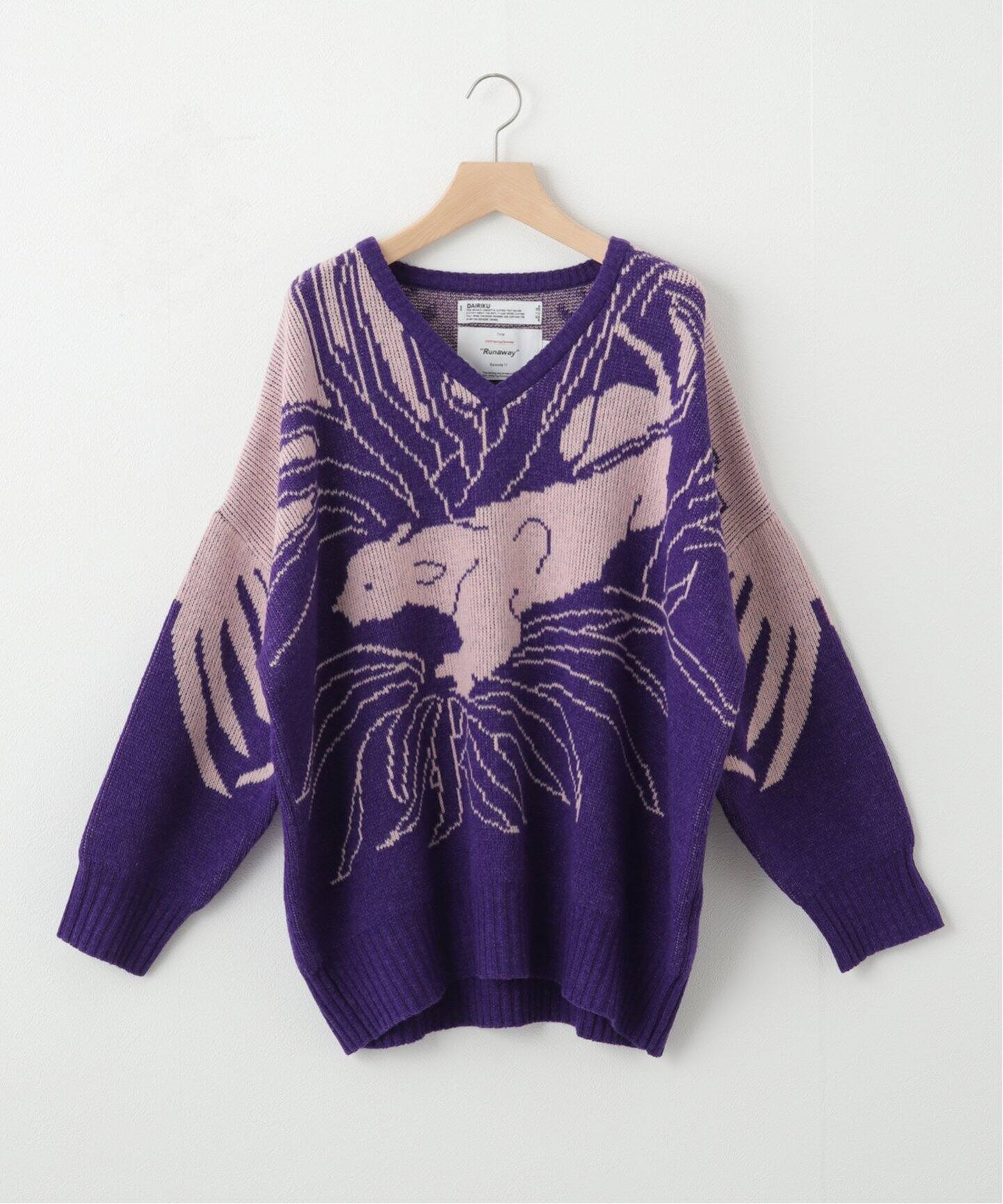 DAIRIKU / ダイリク】Leopard Pullover Knit（ニット／セーター 