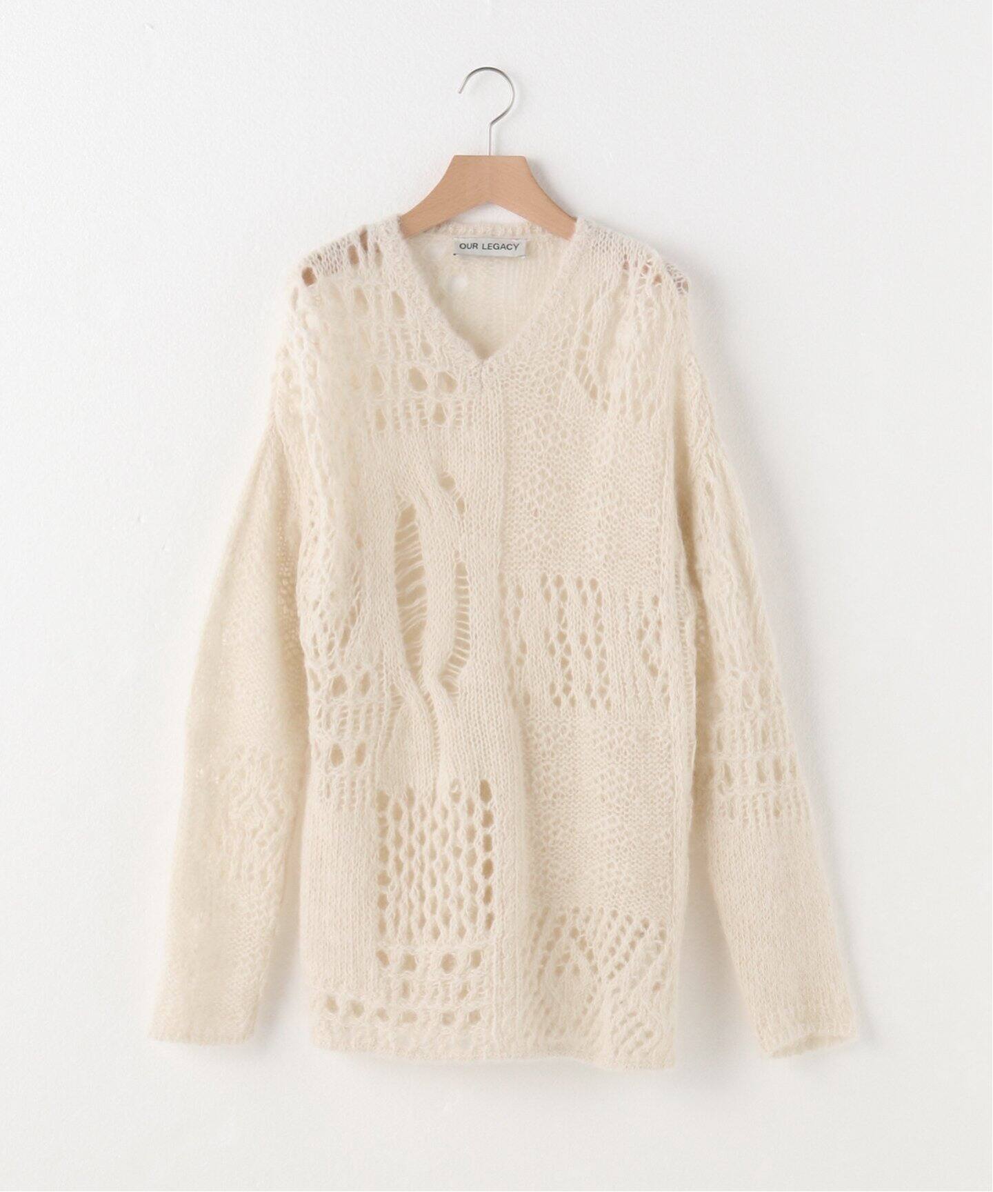 OUR LEGACY / アワーレガシー】V-NECK CROCHET（ニット／セーター  
