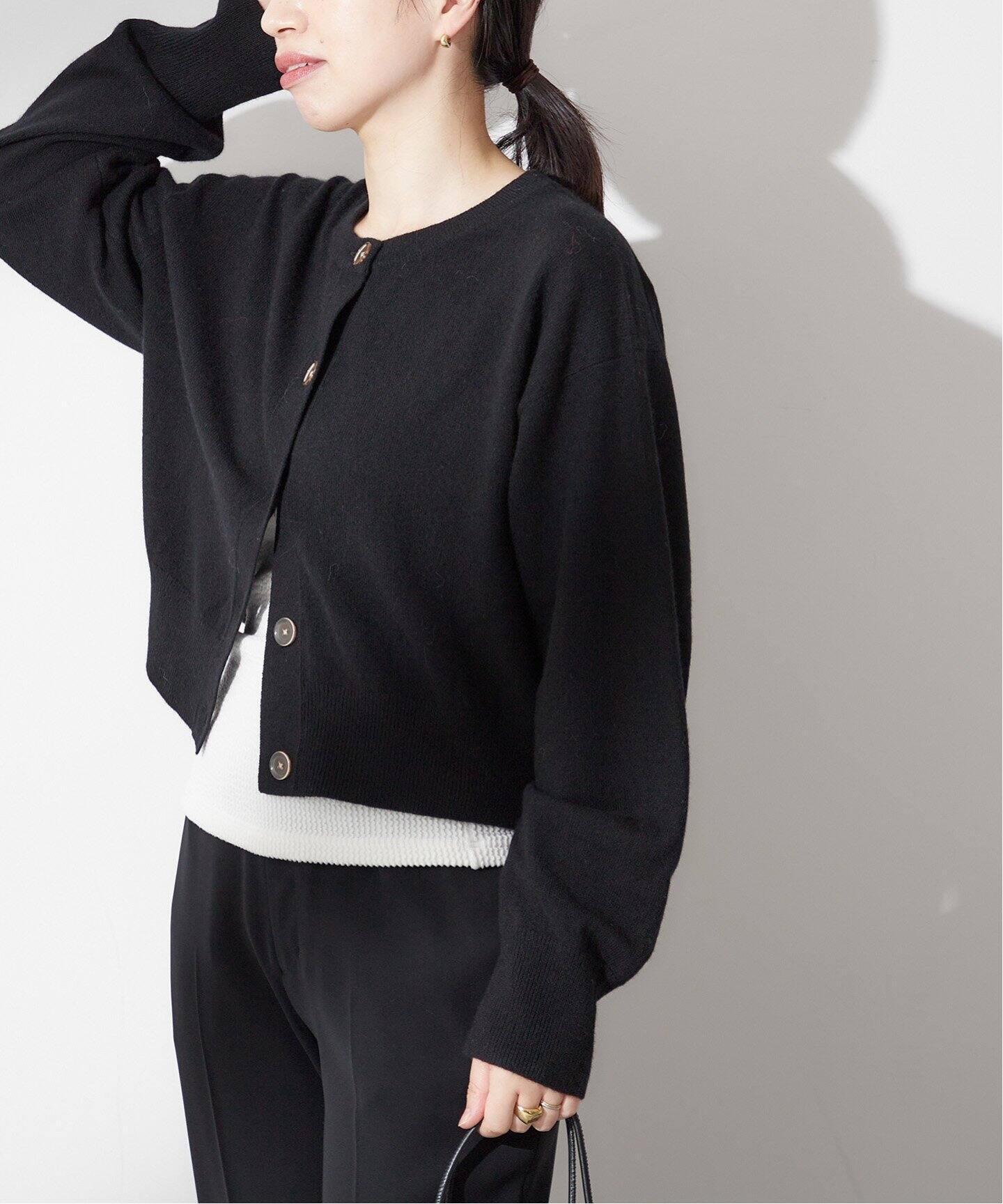 カシミヤ100クルーネックカーディガン（カーディガン）｜JOURNAL  